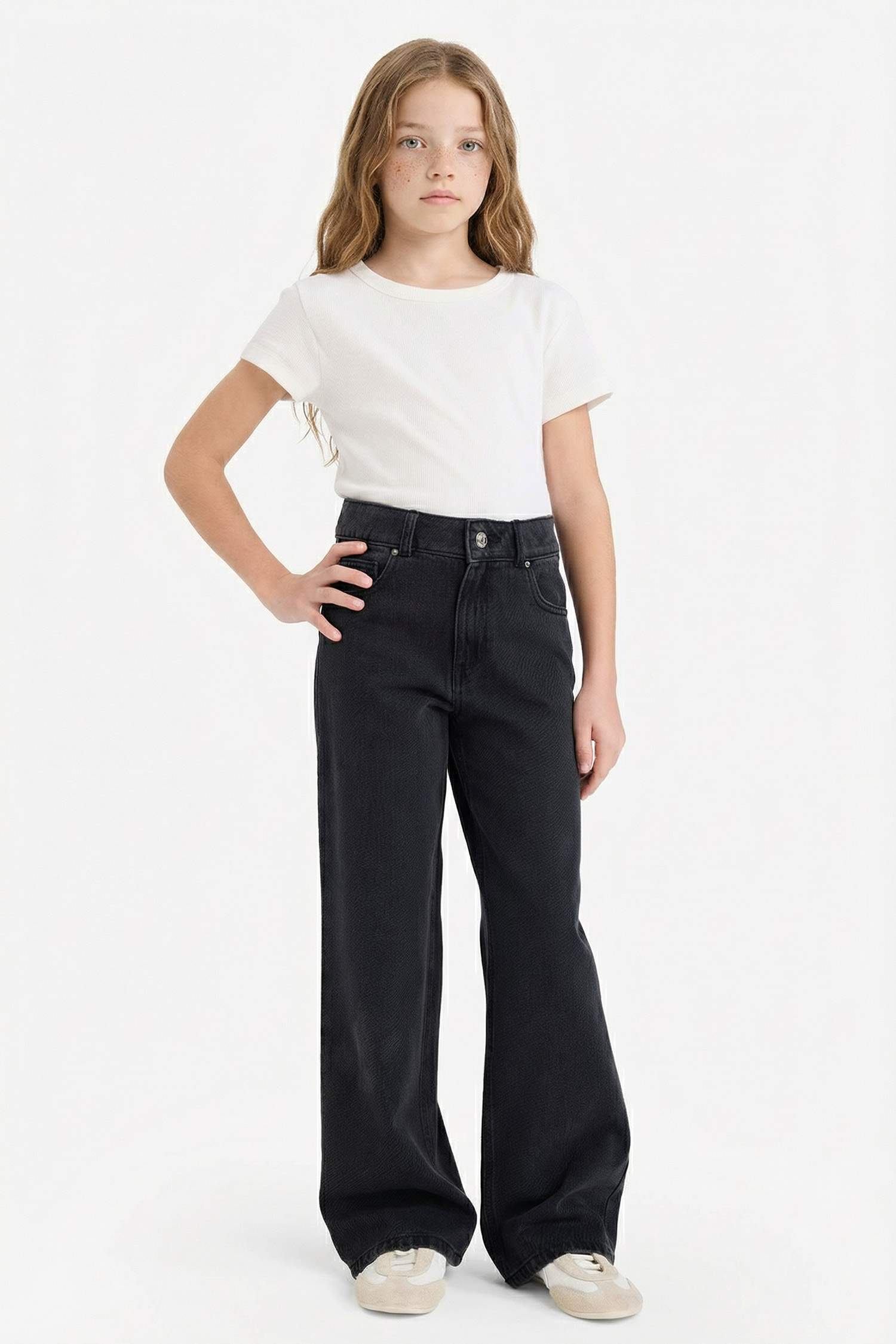 Pantalon large style des années 90’s pour fille