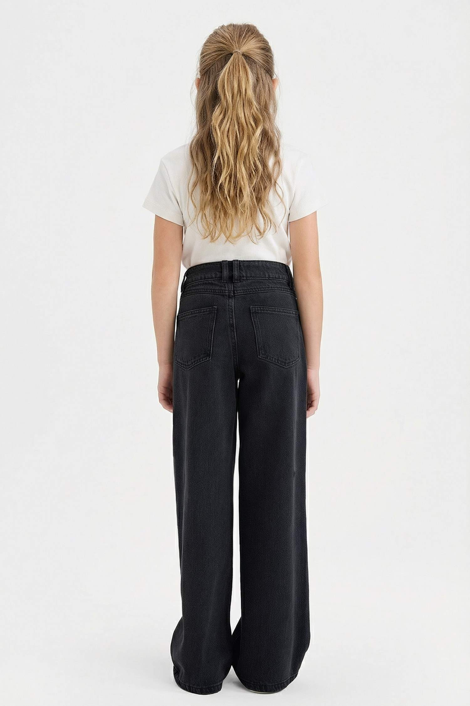 سروال بنات واسع ستايل التسعينات