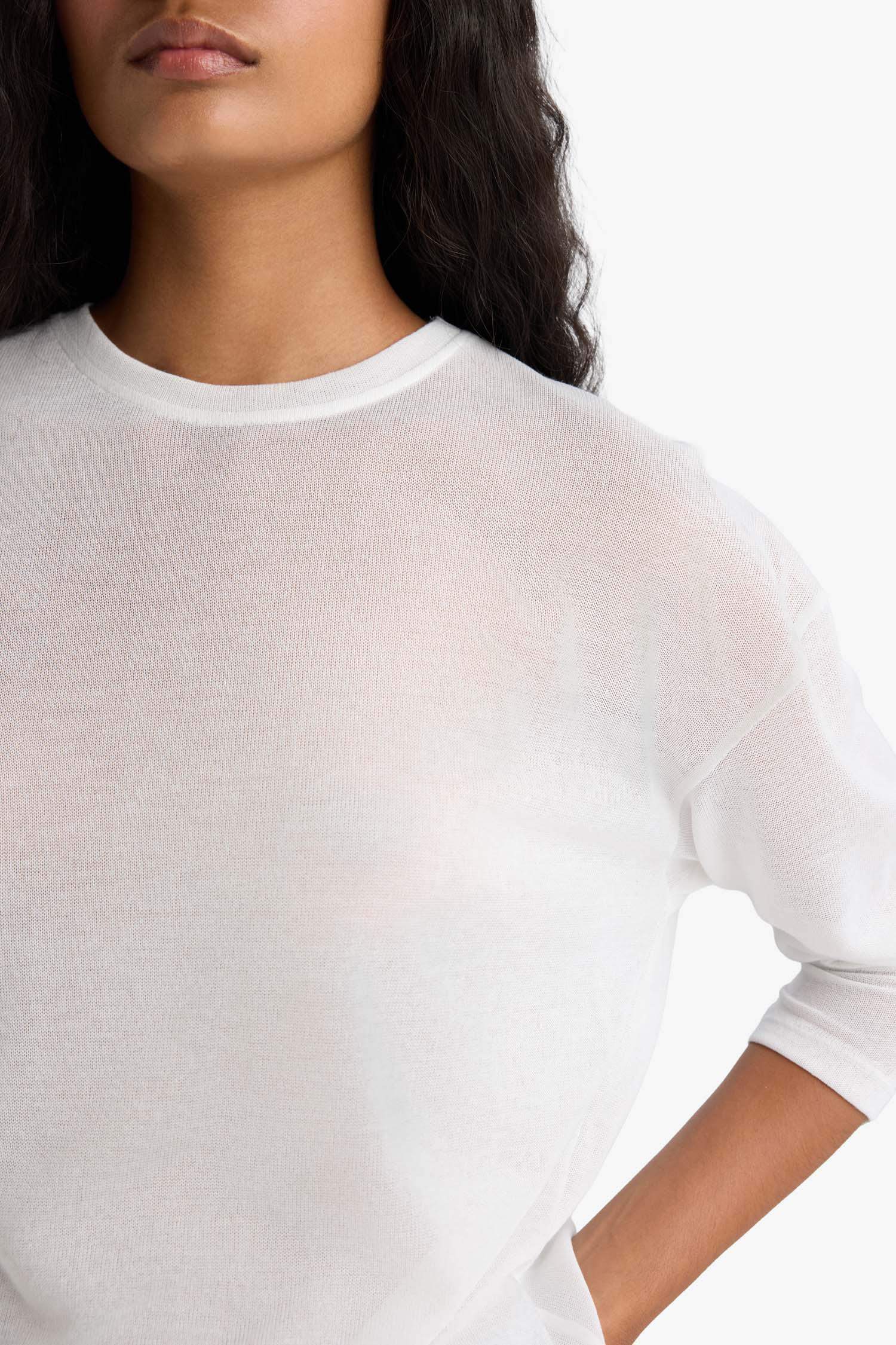 Relax Fit Crew Neck Long Sleeve T-Shirt