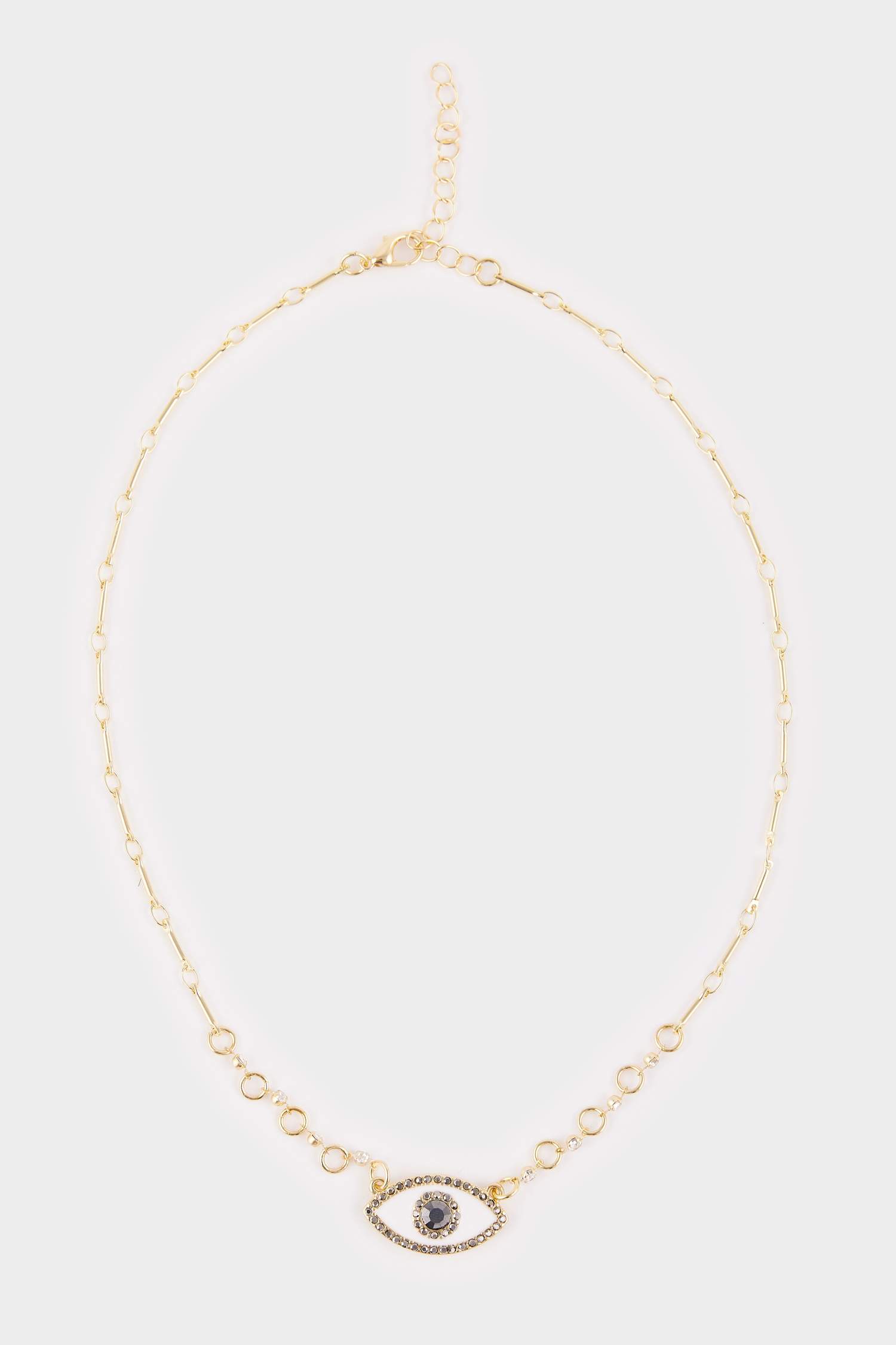 Kadın Taşlı Göz Detaylı Kolye