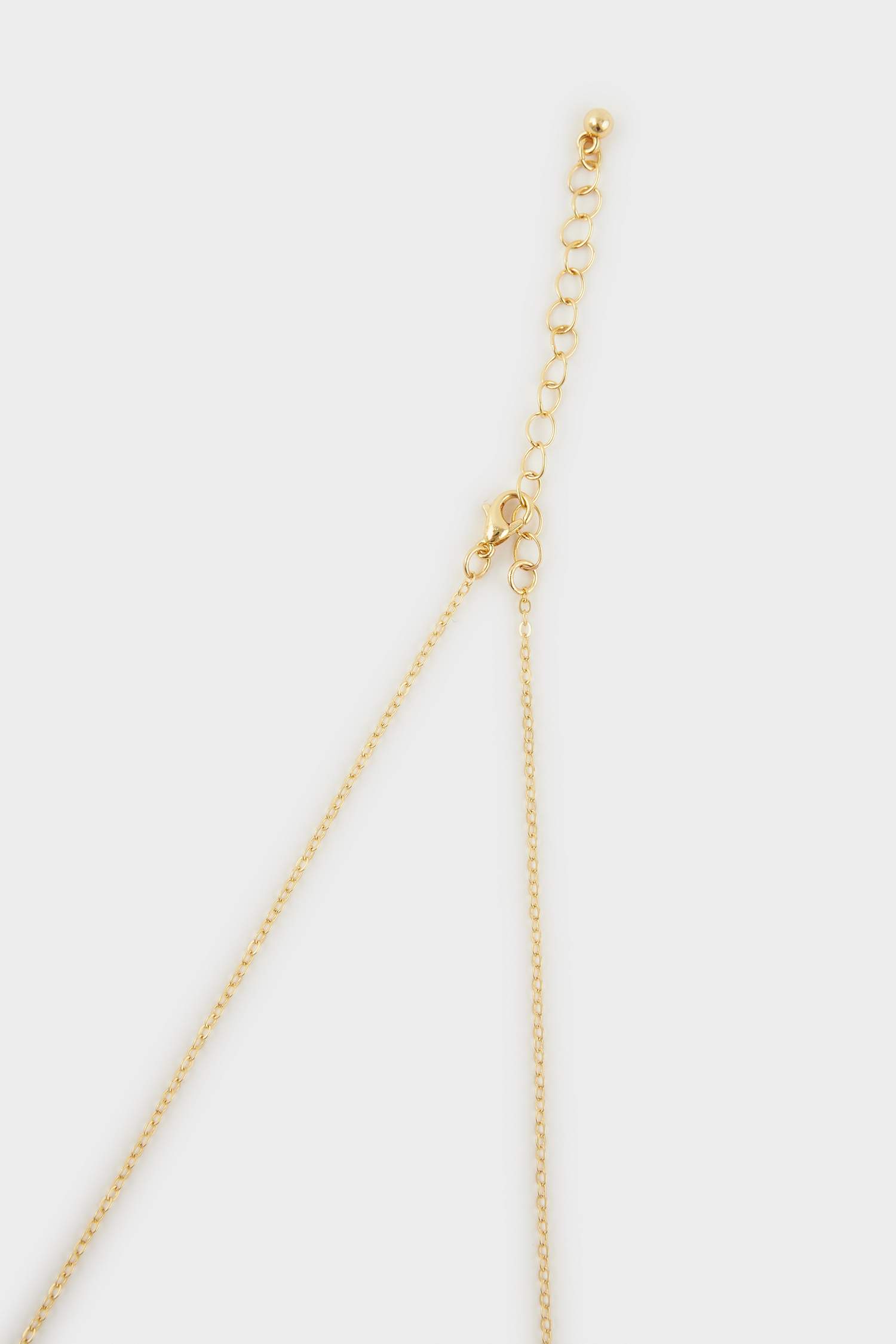 Kadın Çelik Mavi Göz Detaylı Kolye