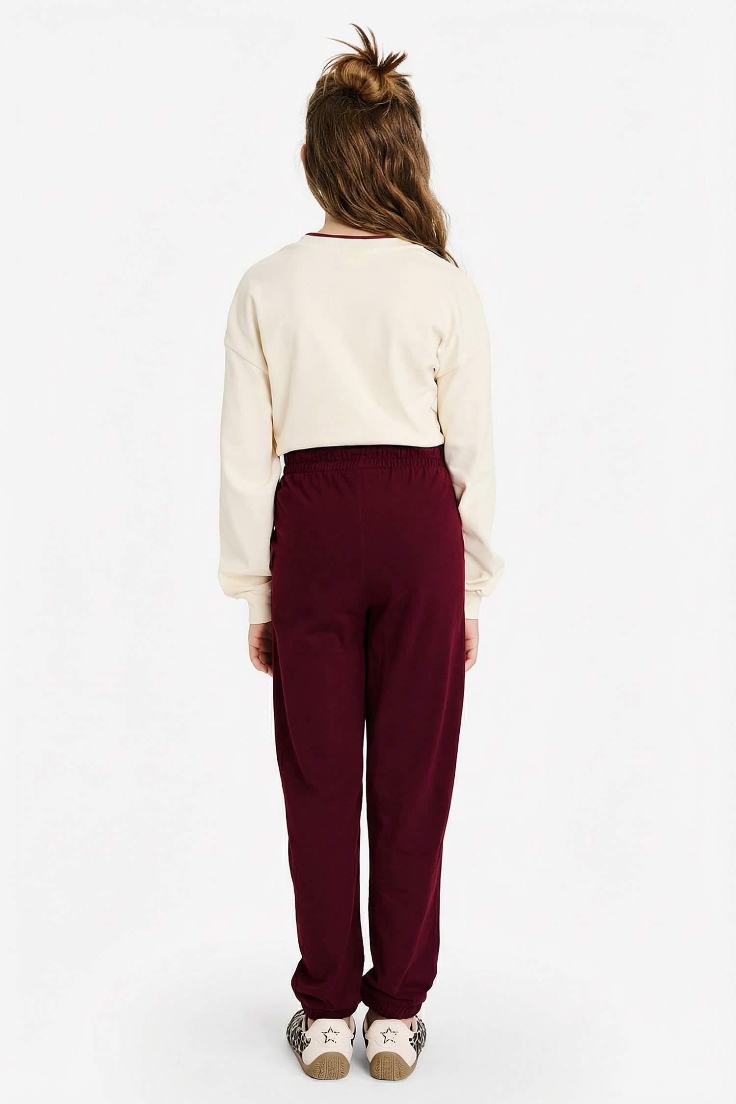 Қыздарға арналған Jogger Fit трикотаж шалбар