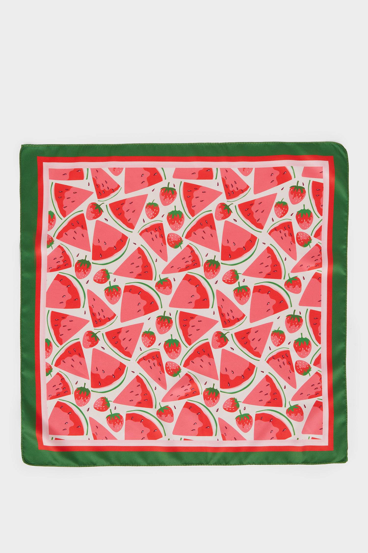 Kız Çocuk Desenli Saten Fular