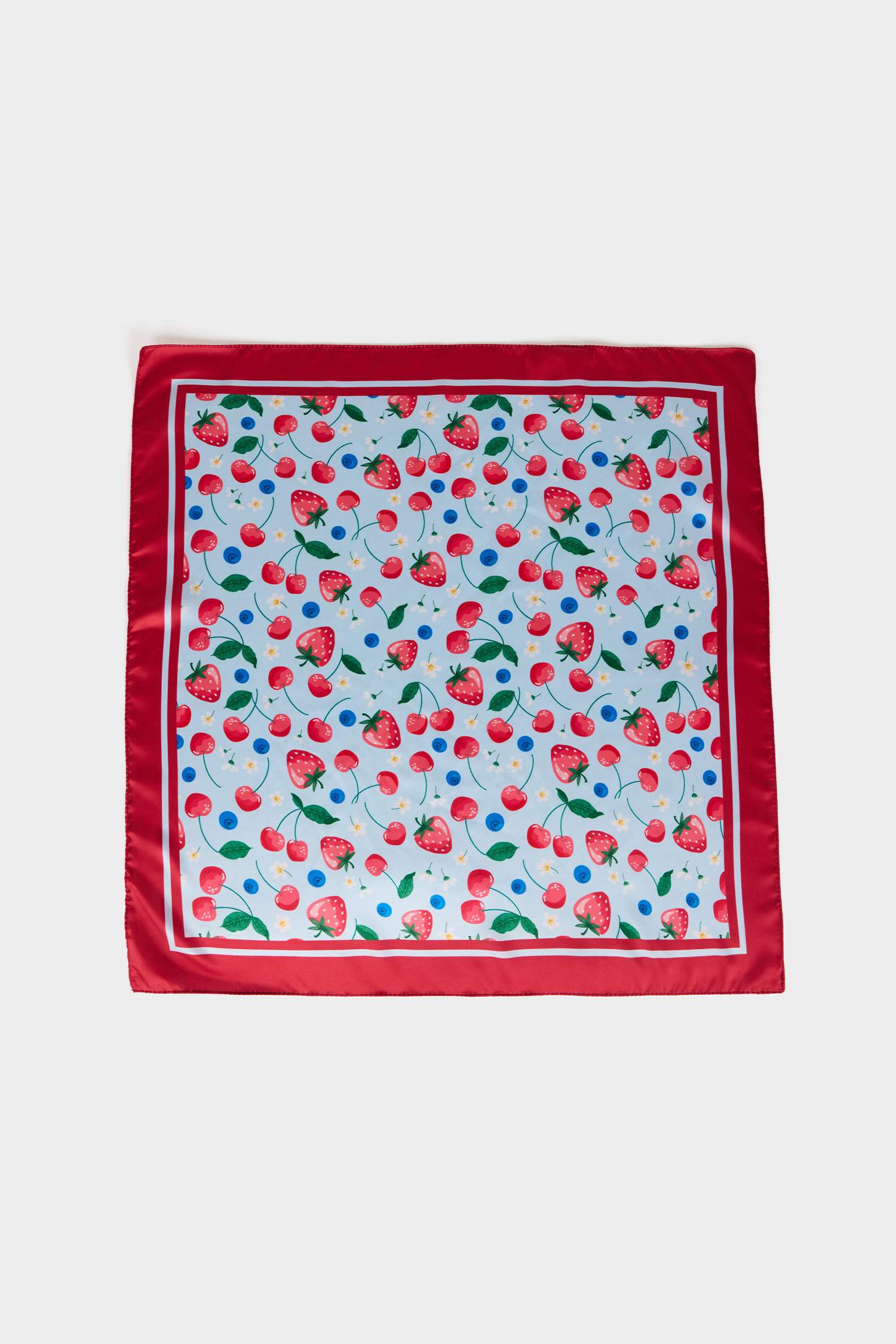 Kız Çocuk Desenli Saten Fular