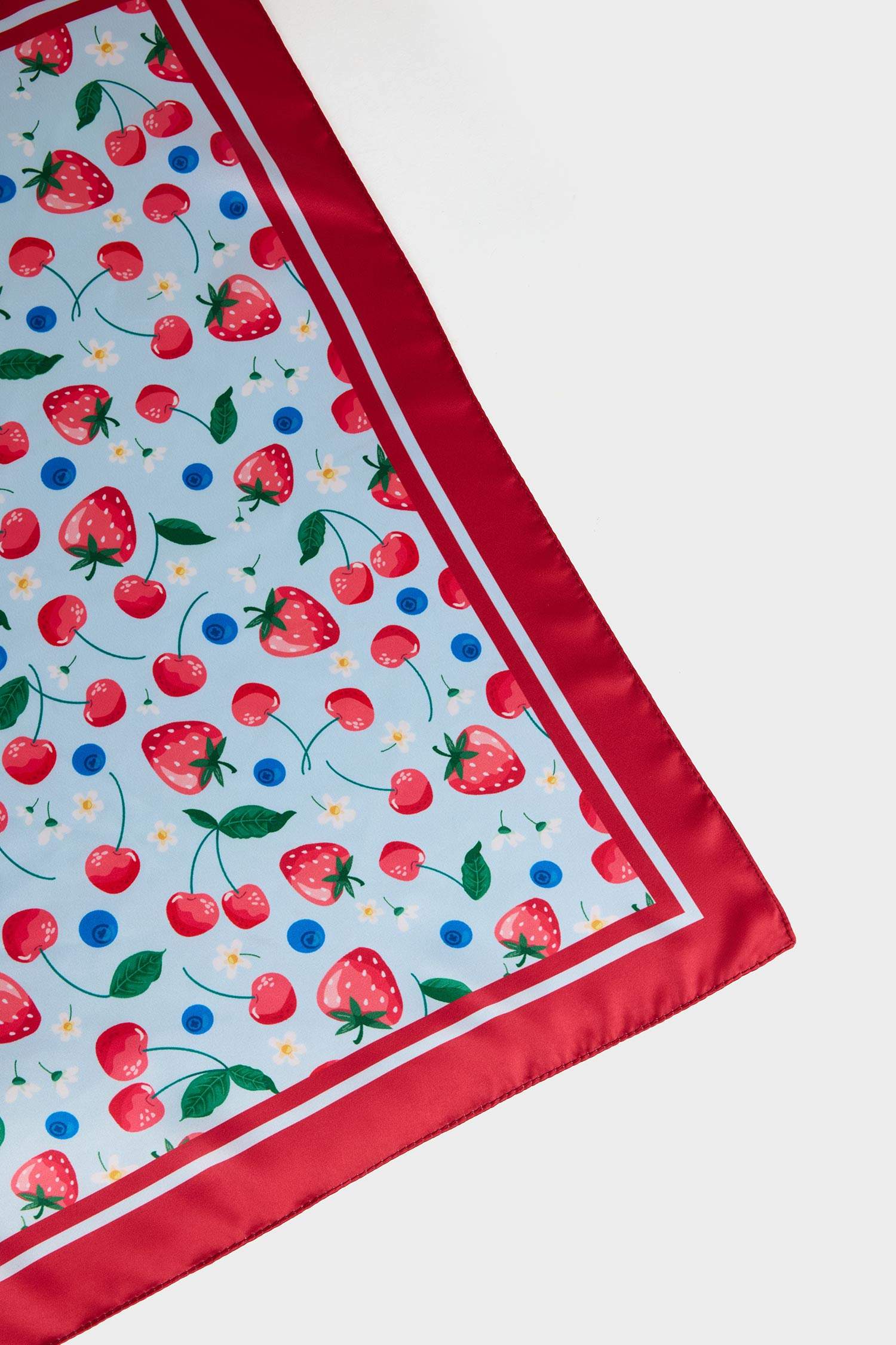 Kız Çocuk Desenli Saten Fular