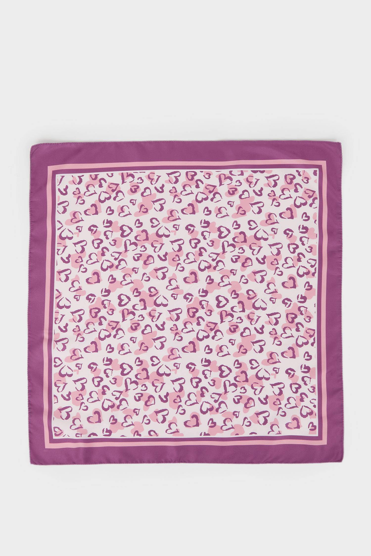 Kız Çocuk Desenli Saten Fular