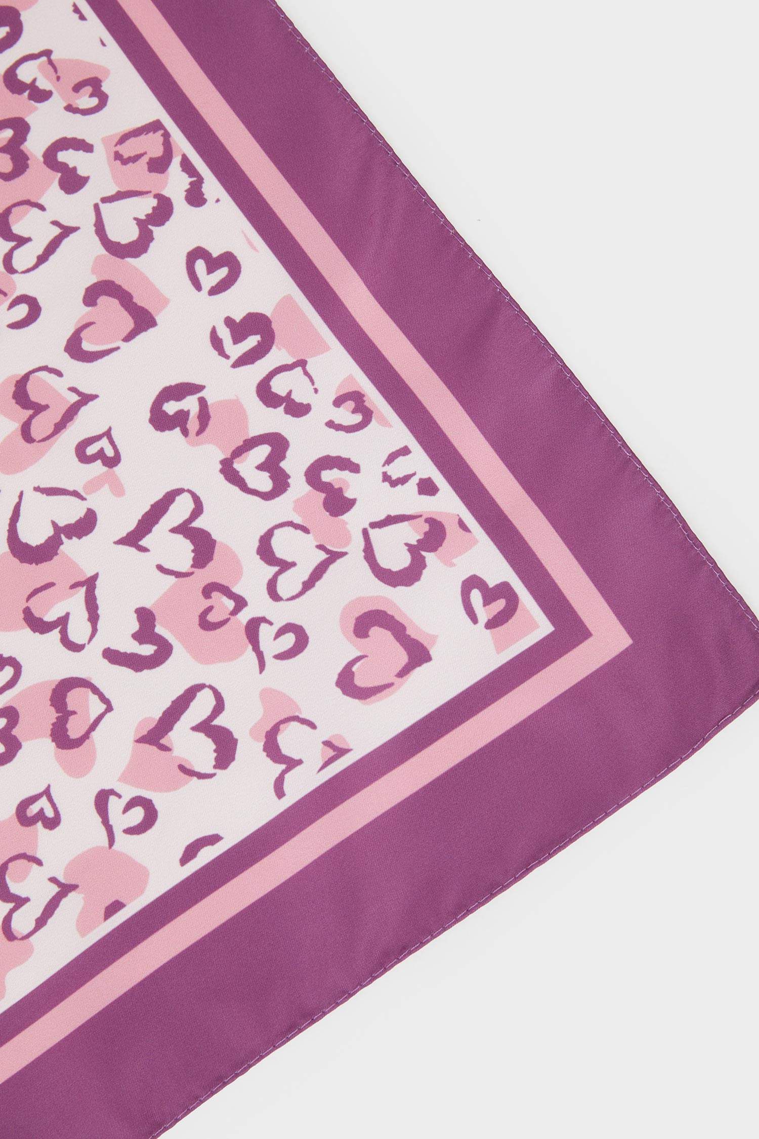 Kız Çocuk Desenli Saten Fular