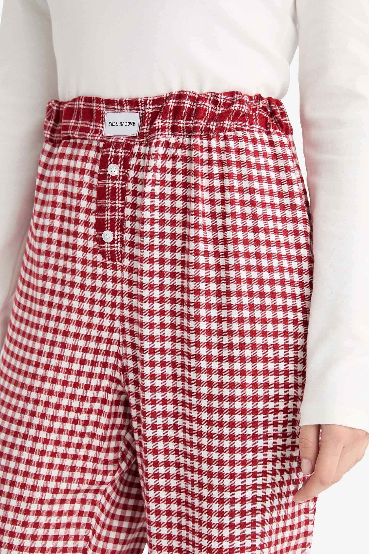 Regular Fit Flanel Bottom