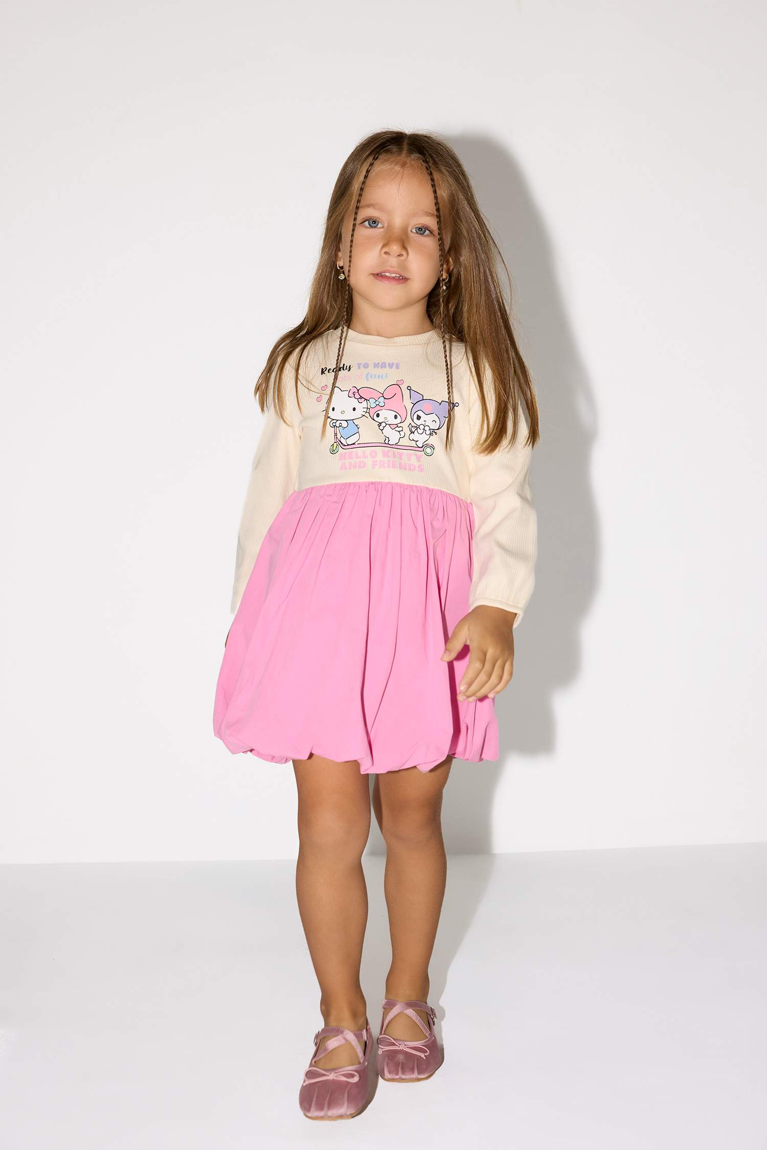 Baby Girl Hello Kitty Corduroy Camisole Dress