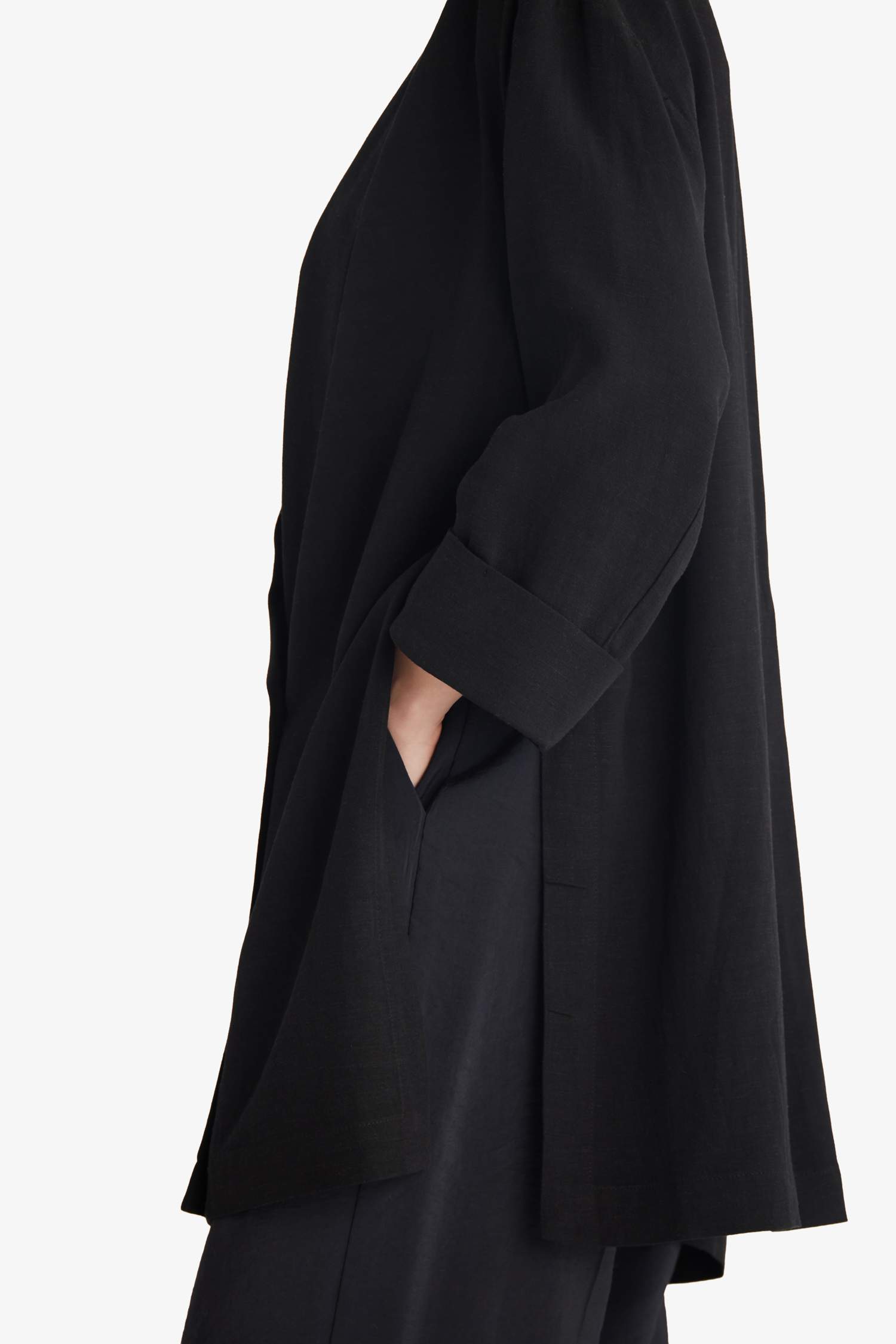 Regular Fit Jacket Collar Cotton Blazer