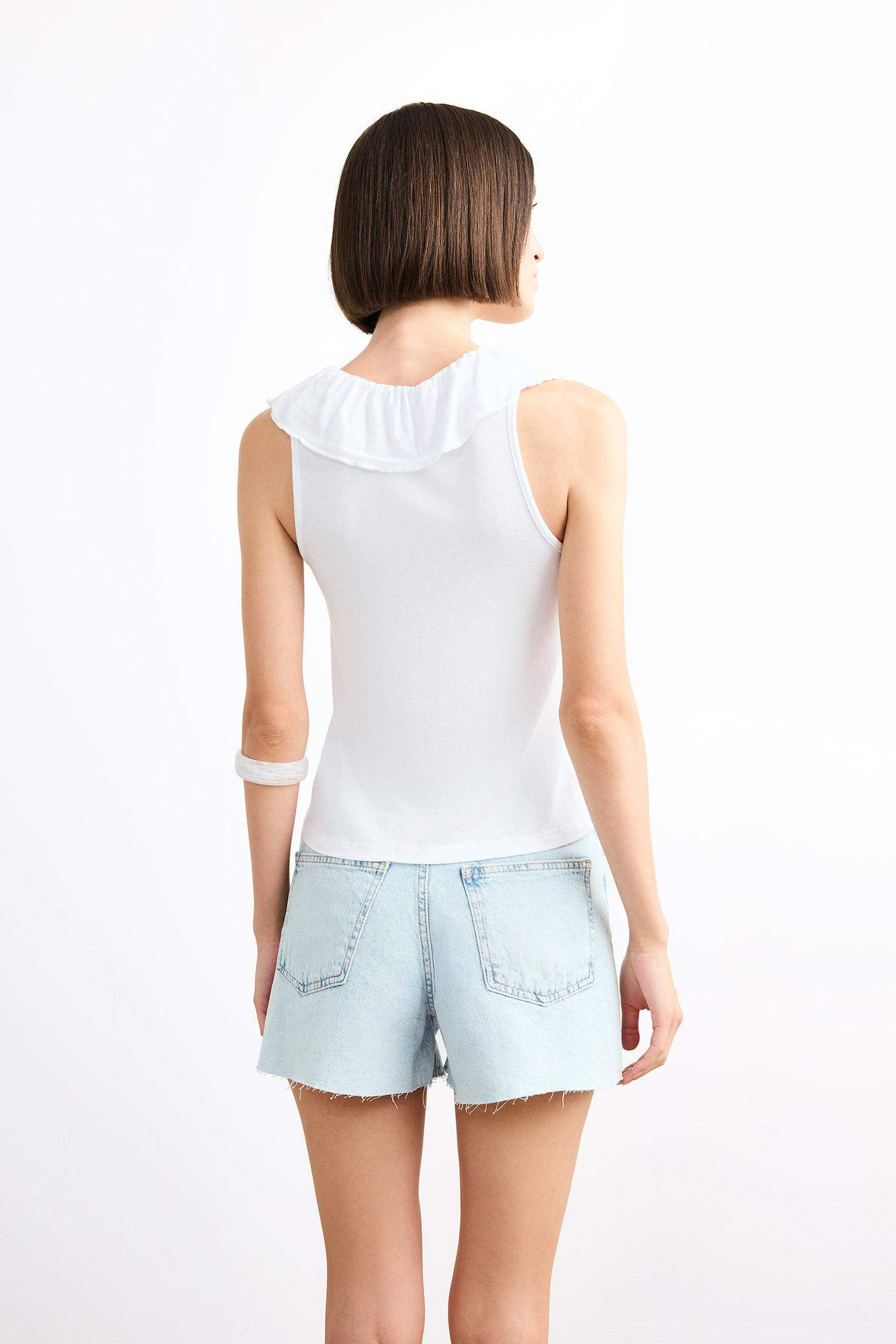 Viscose V-Neck Tank Top
