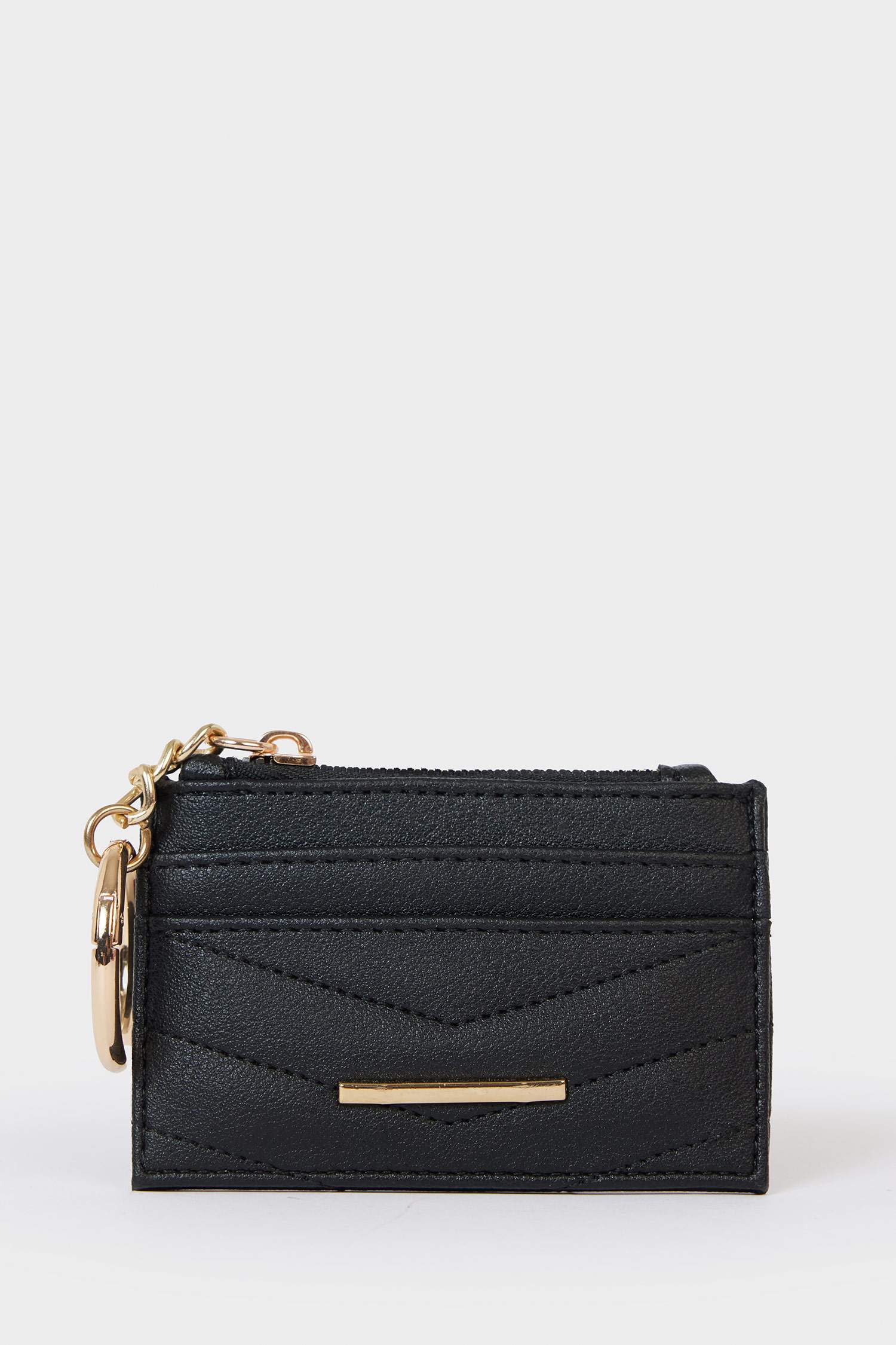 Kadın Kapitone Suni Deri Kartlık