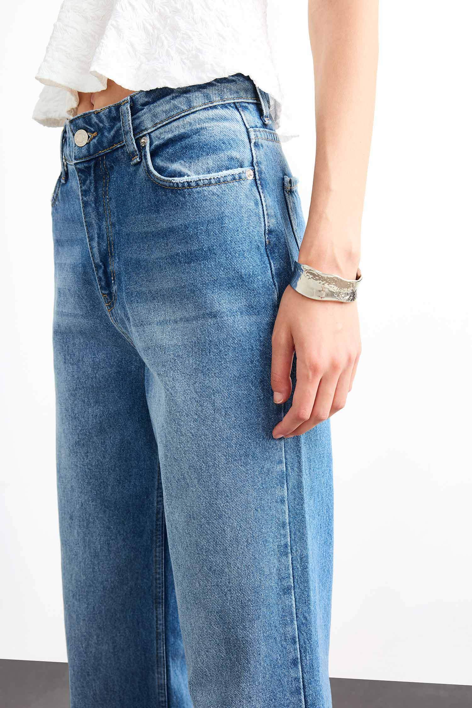 Straight Fit Jean Pantolon