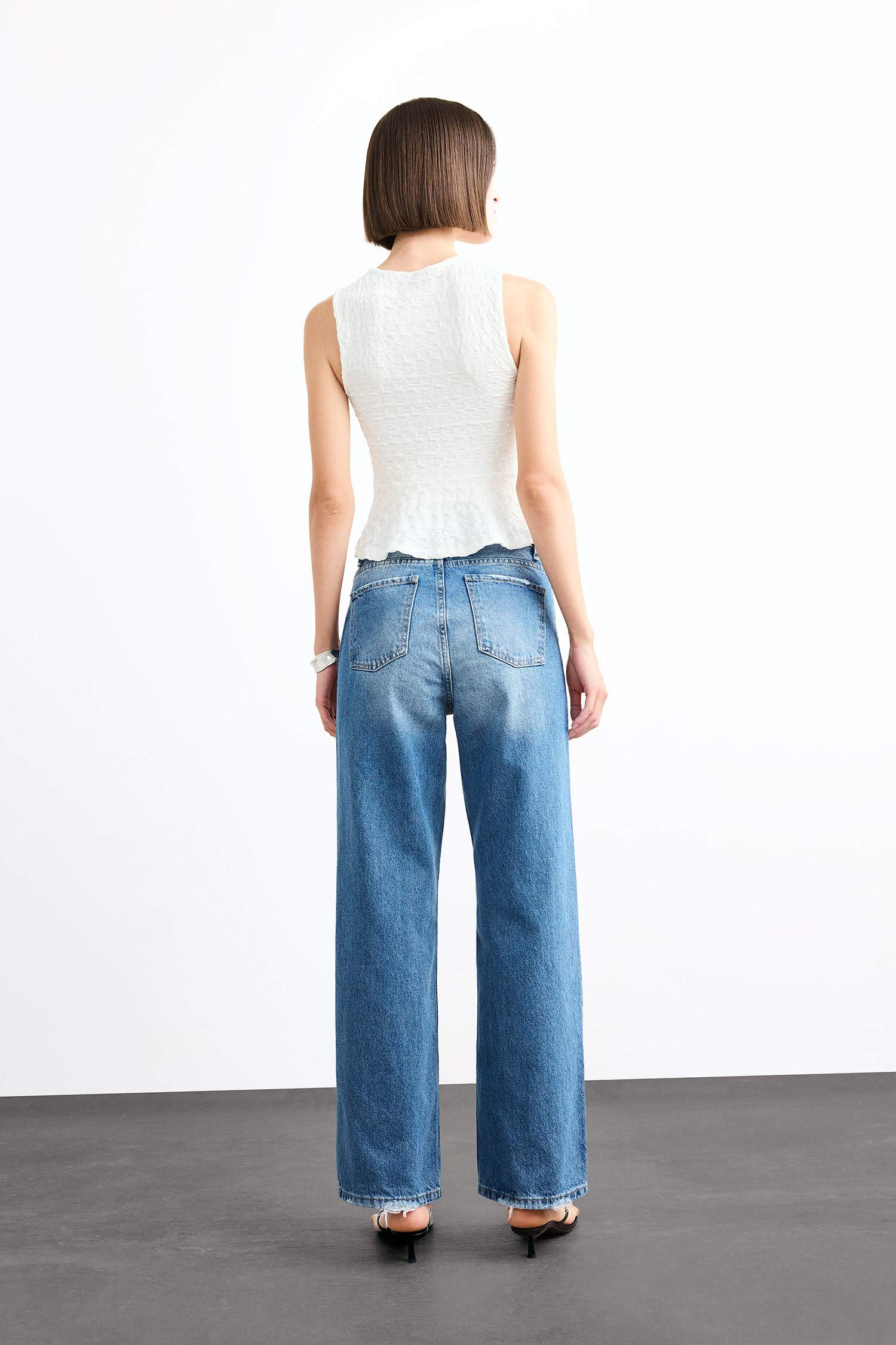 Straight Fit Jean Pantolon