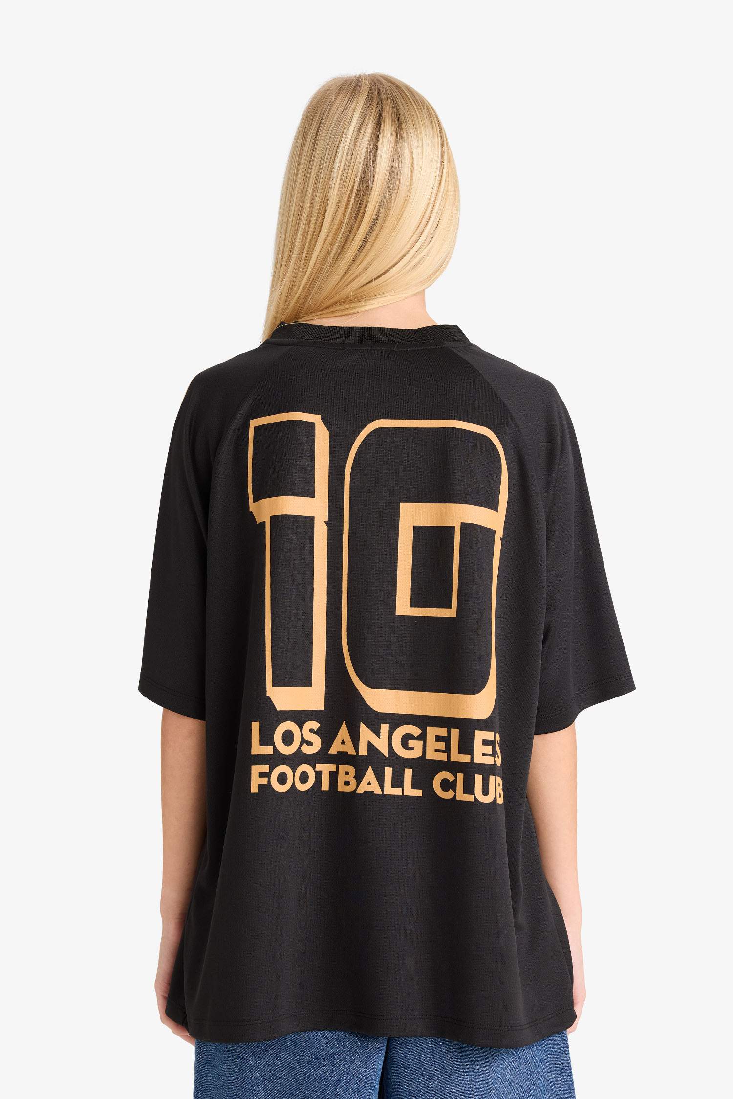 Coool MLS Oversize Geniş Kalıp Sırt Baskılı Kısa Kollu Tişört