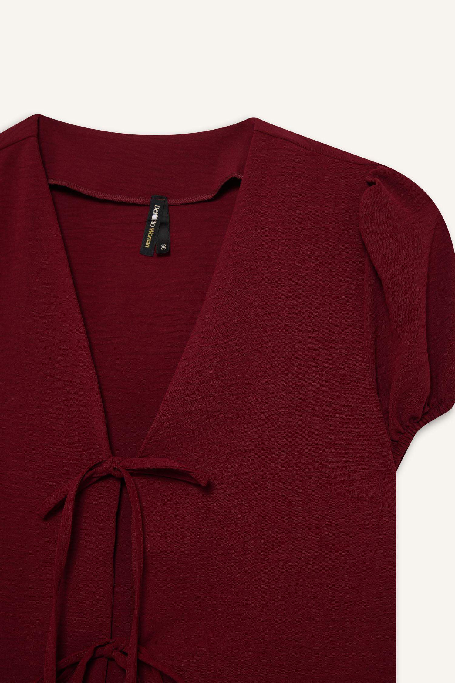 Regular Fit Aerobin Kısa Kollu Bluz