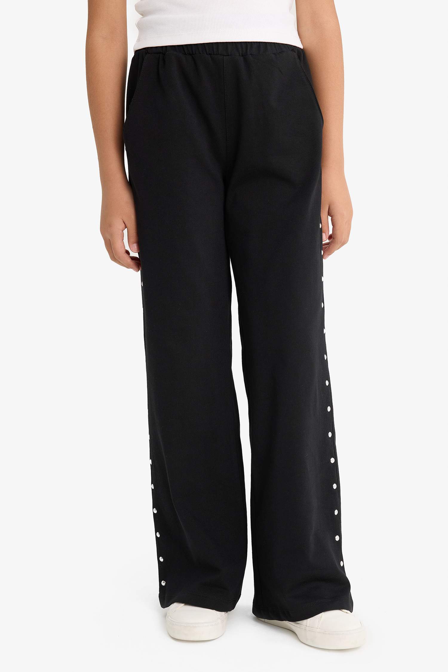 بنطلون سويت بانتس بناتي وايد ليج برجل واسع