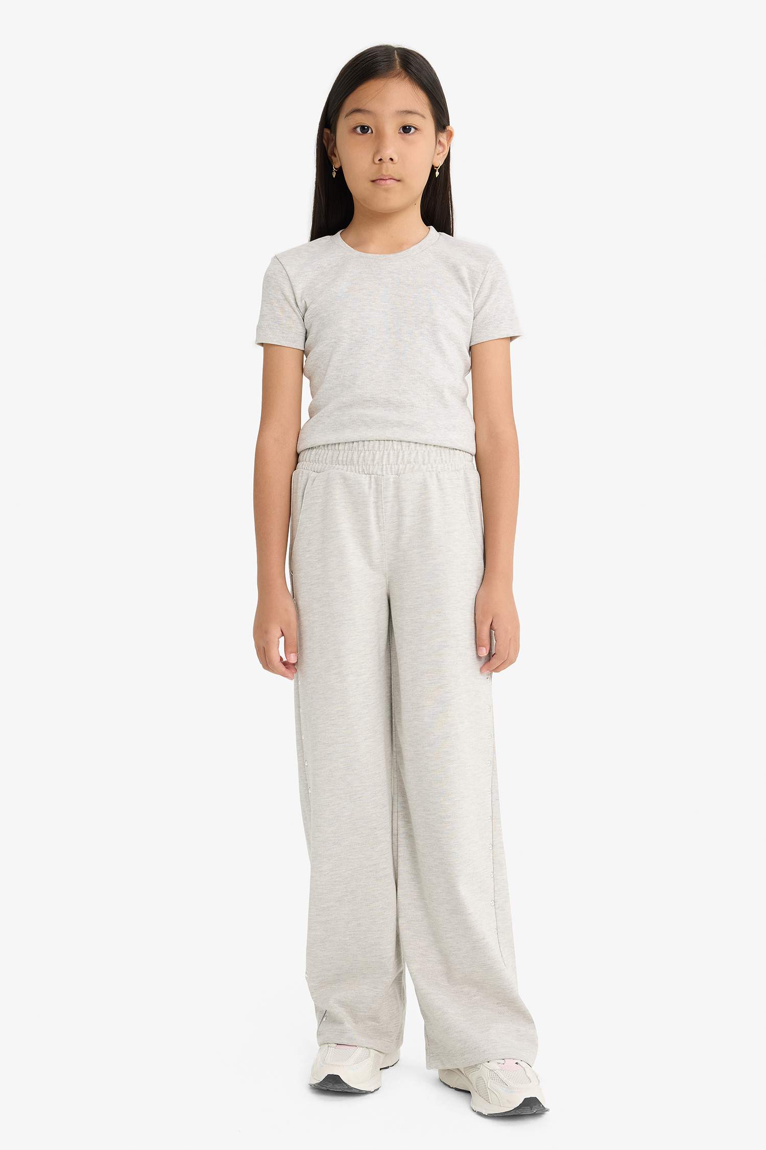 بنطلون سويت بانتس بناتي وايد ليج برجل واسع