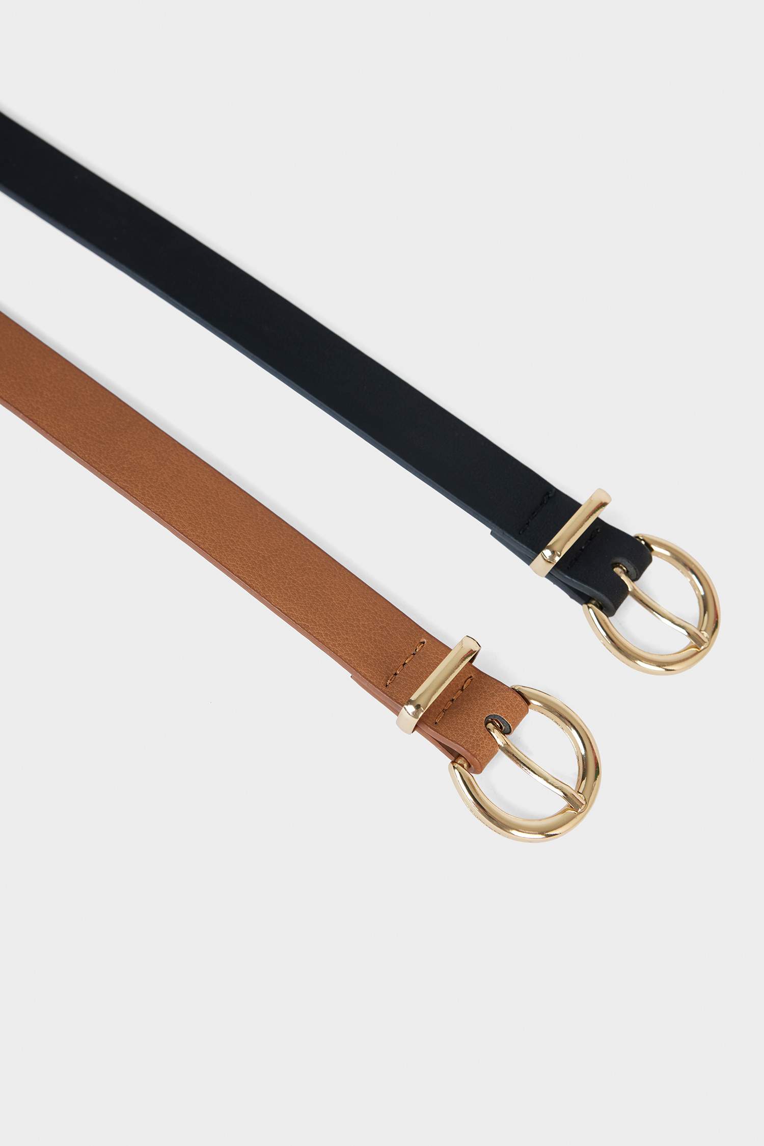 Kadın Suni Deri 2'li Günlük Kemer