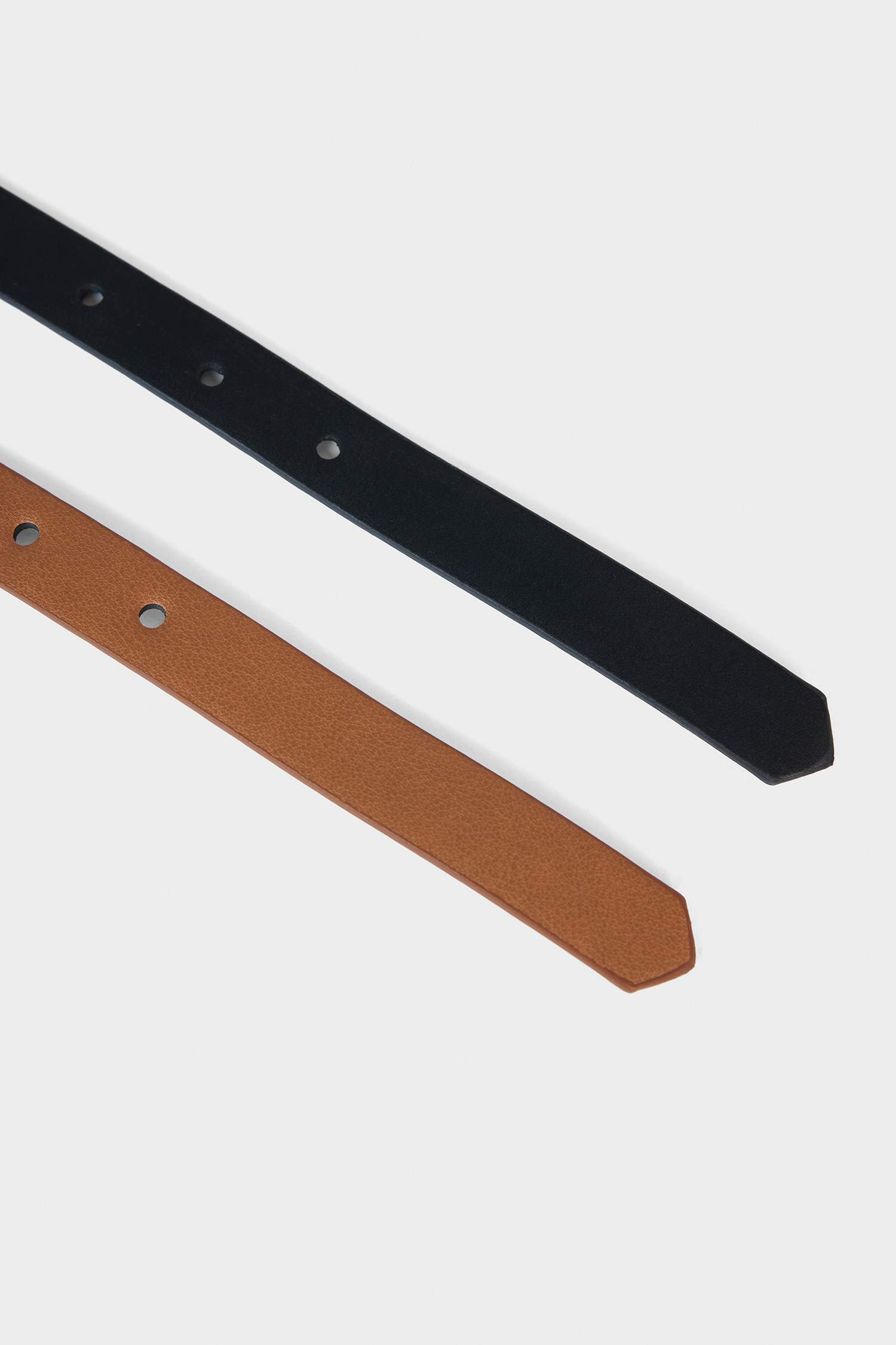 Kadın Suni Deri 2'li Günlük Kemer