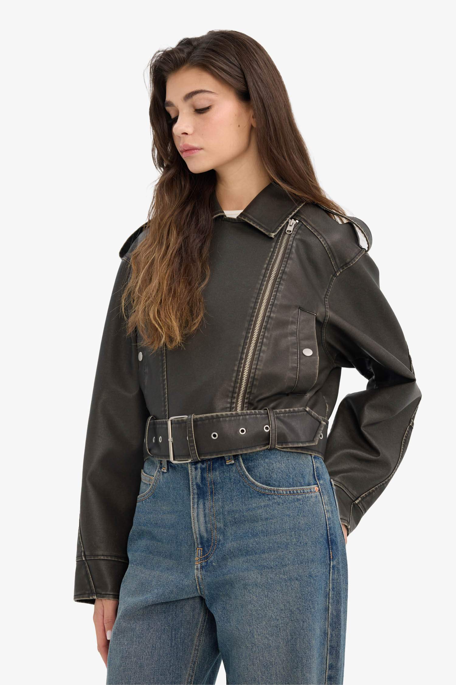 Relax Fit Suni Deri Mont