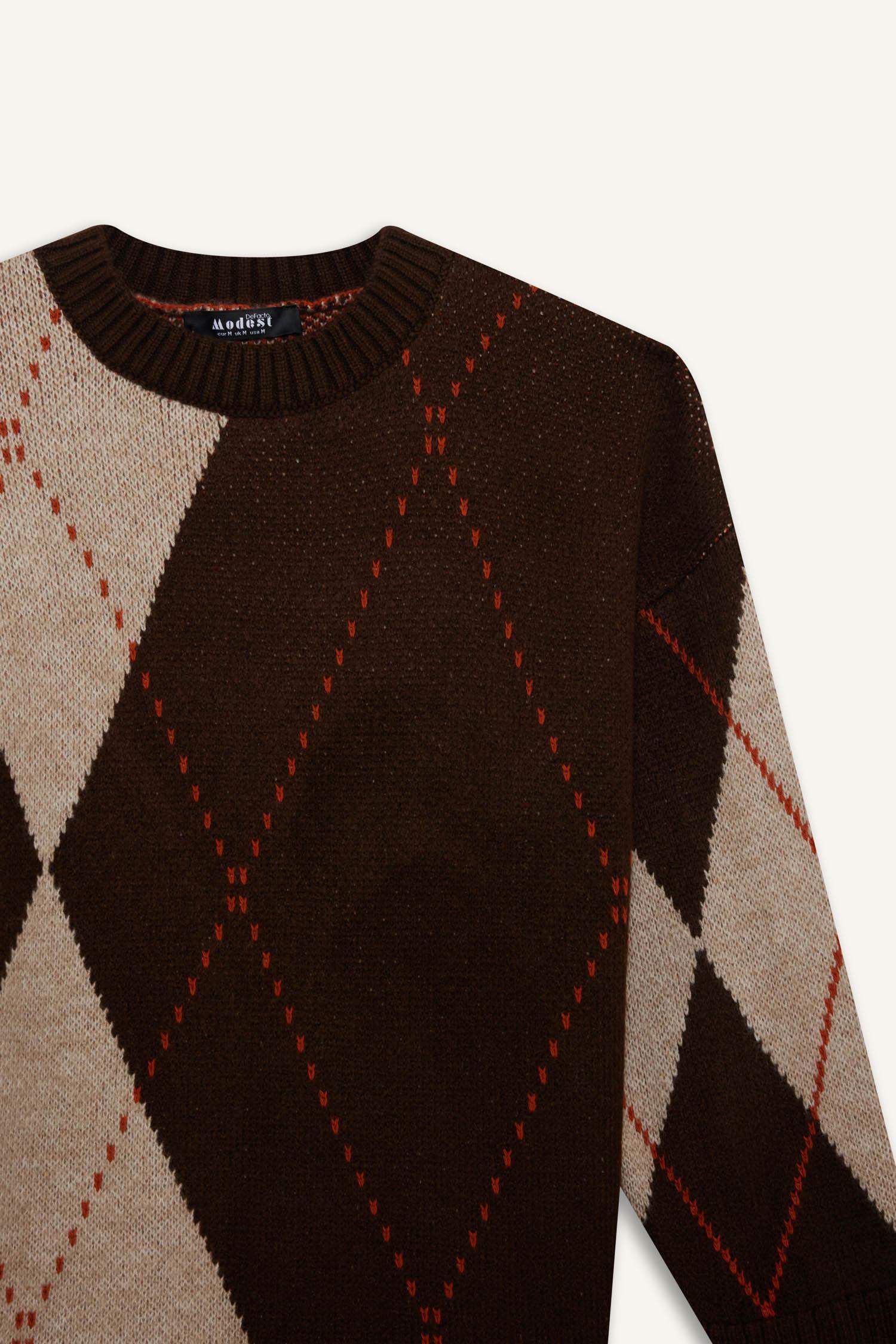 بلوز صوف تريكو قصة عادية