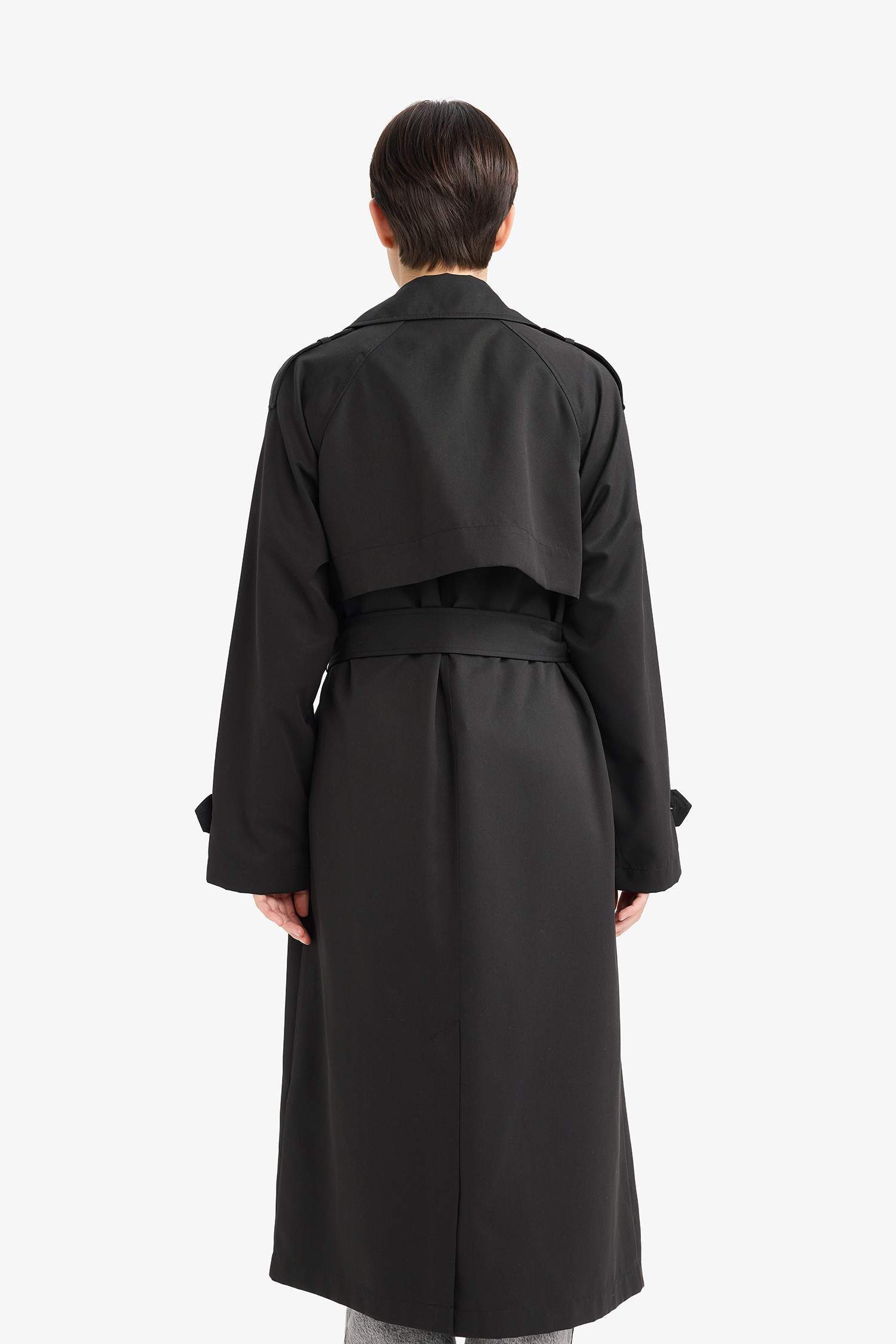 Su Geçirmez Relax Fıt Trençkot