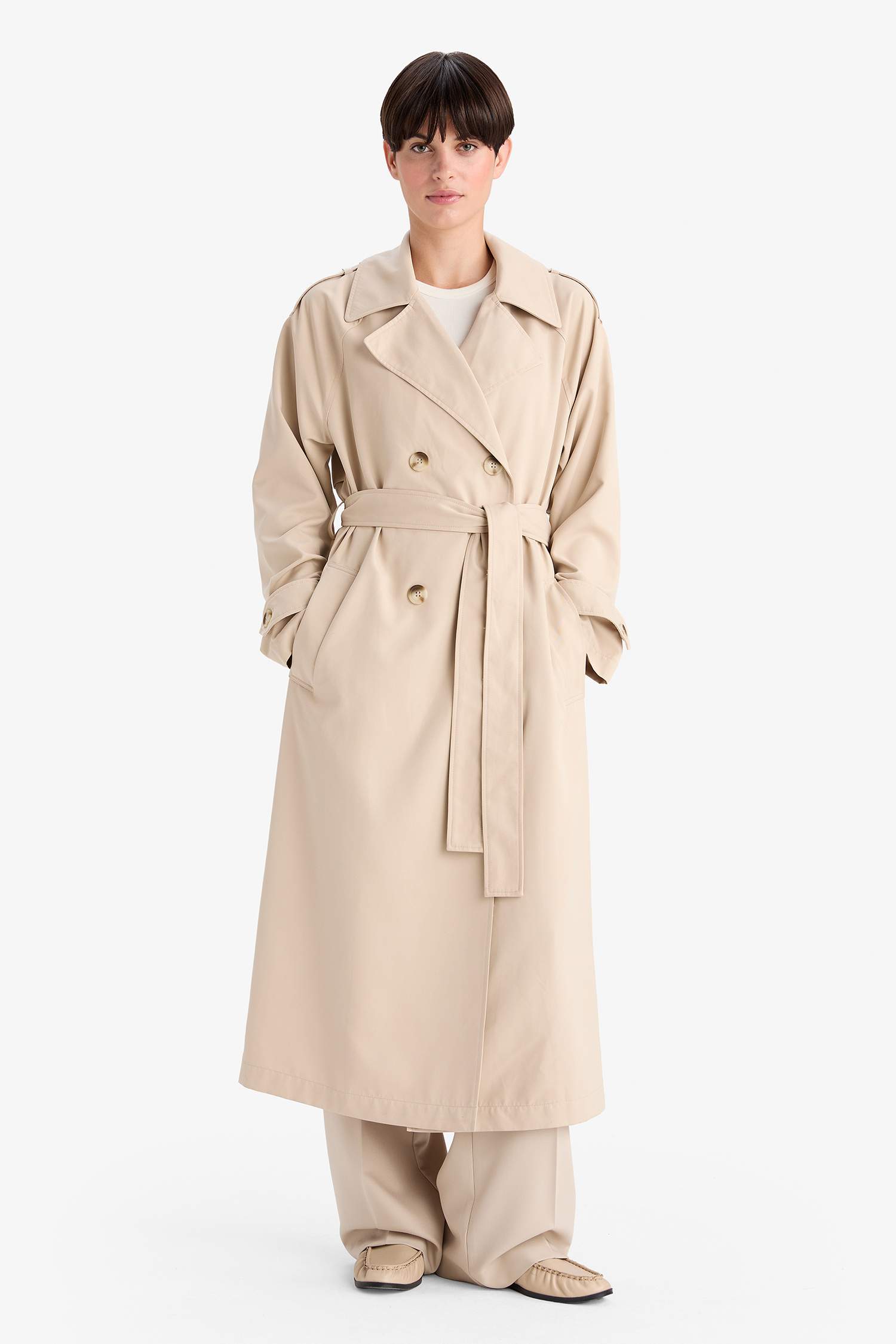 Waterproof Relax Fit Trenchcoat