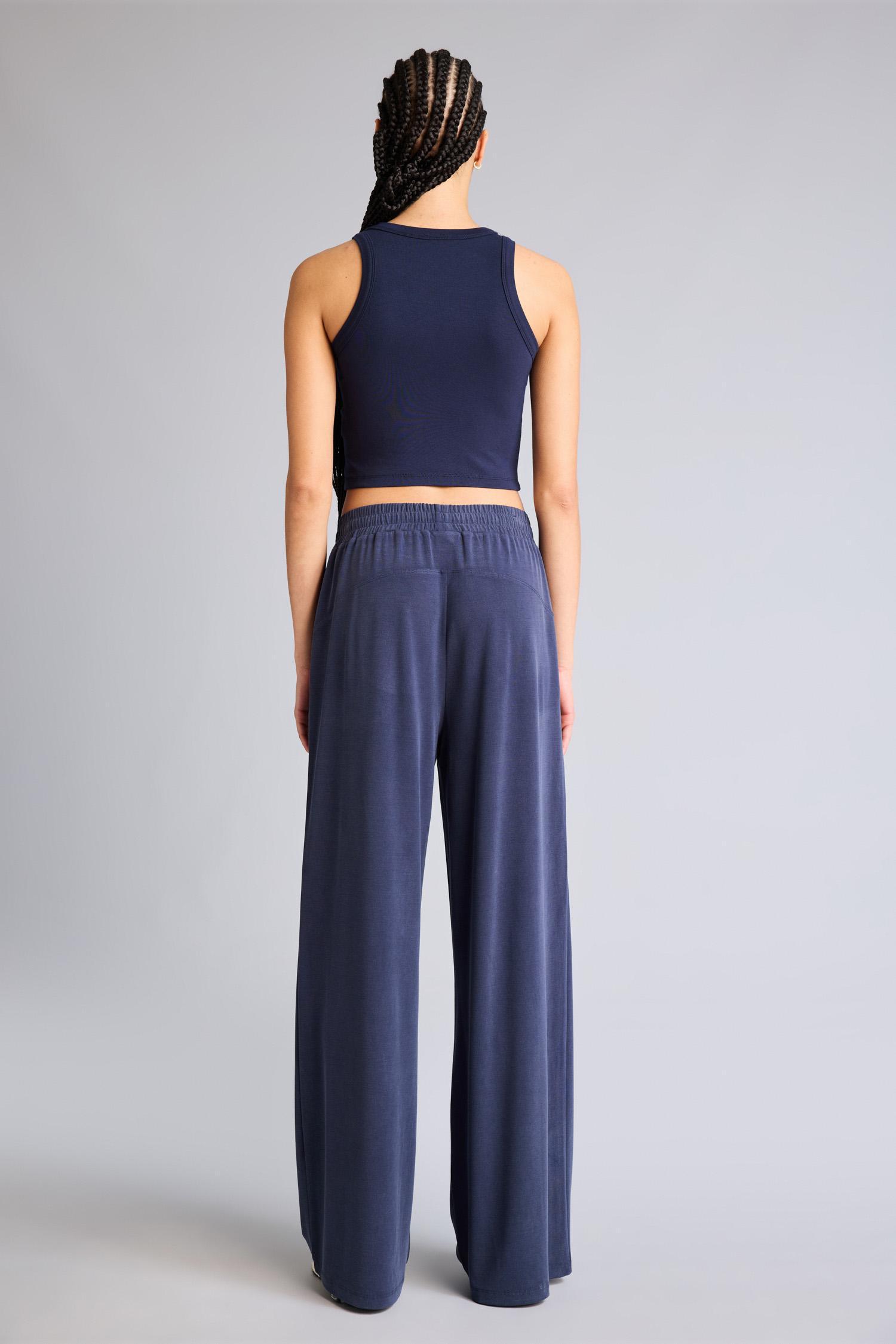 DeFacto Ultra Yumuşak Wide Leg Modal Sporcu Pantolon görsel 5