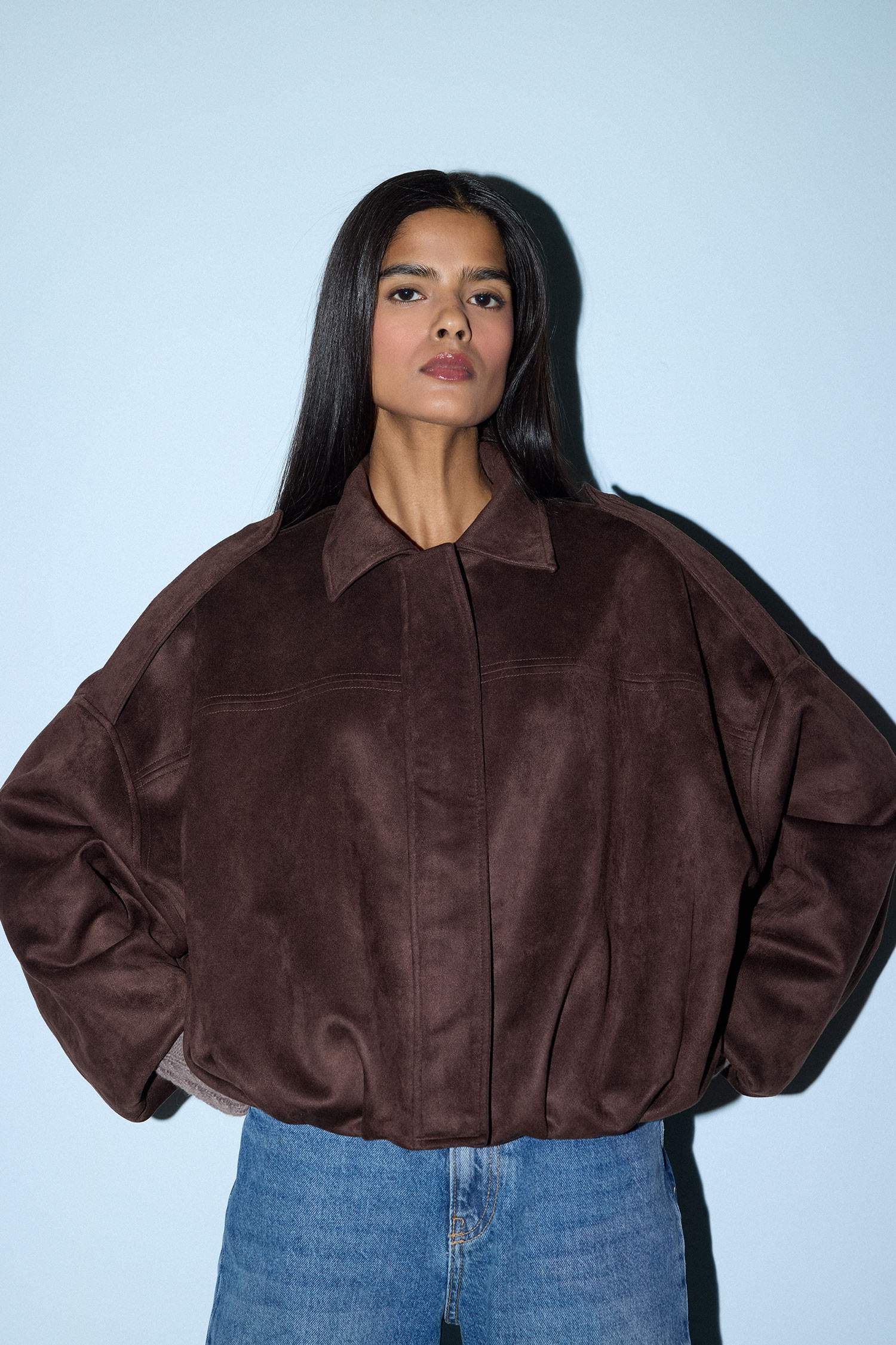 Водонепроницаемая замшевая куртка Regular Fit