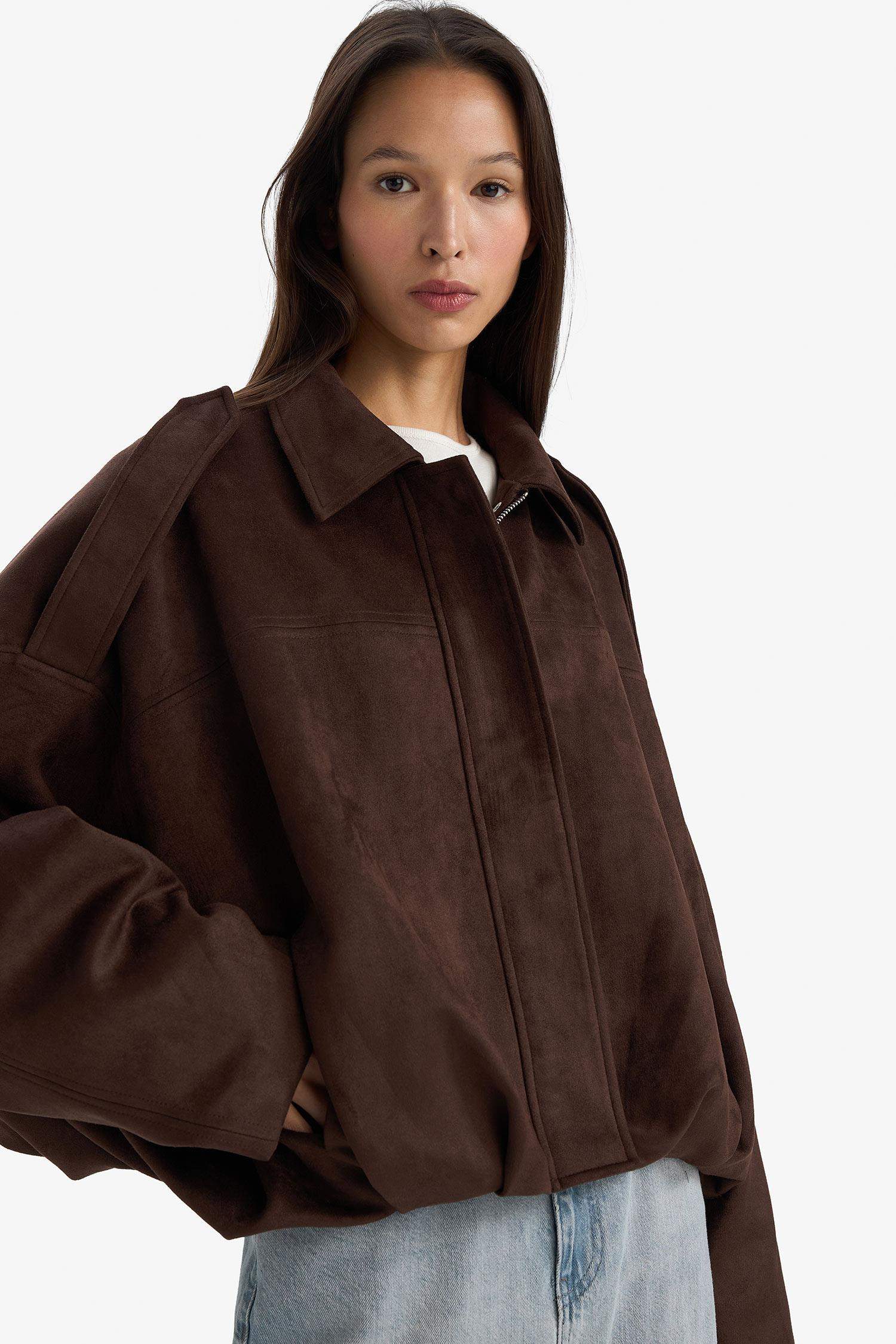 Водонепроницаемая замшевая куртка Regular Fit