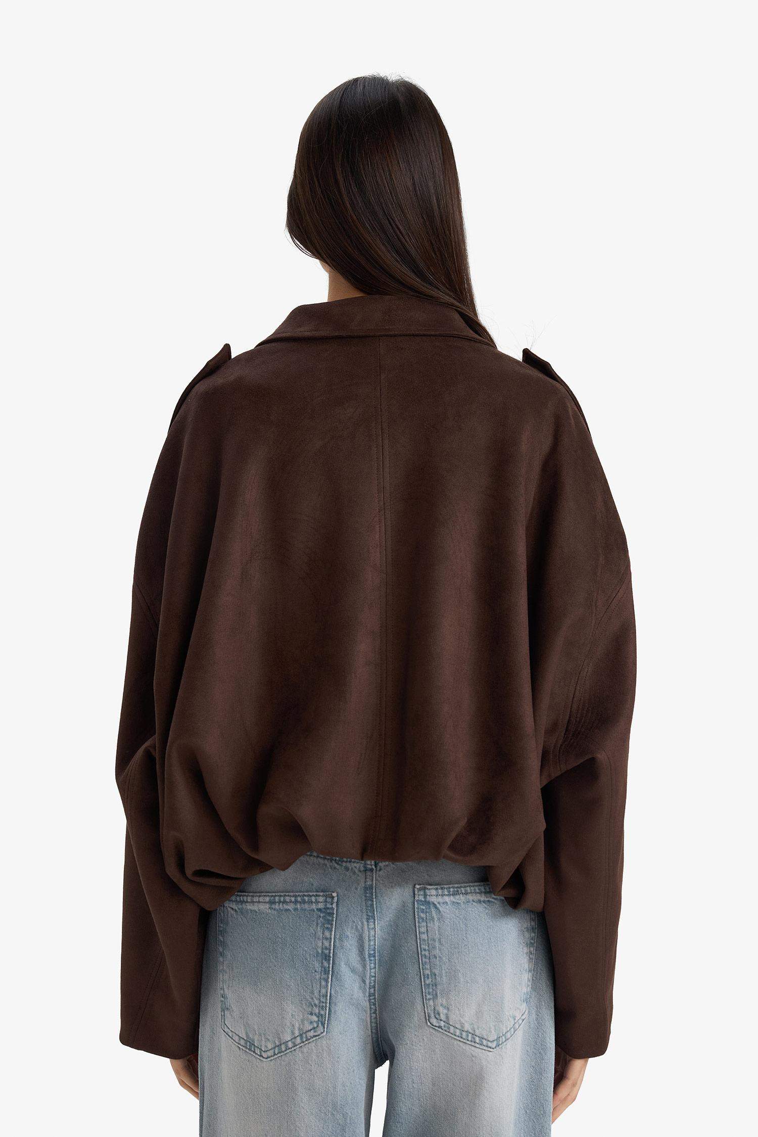 Водонепроницаемая замшевая куртка Regular Fit