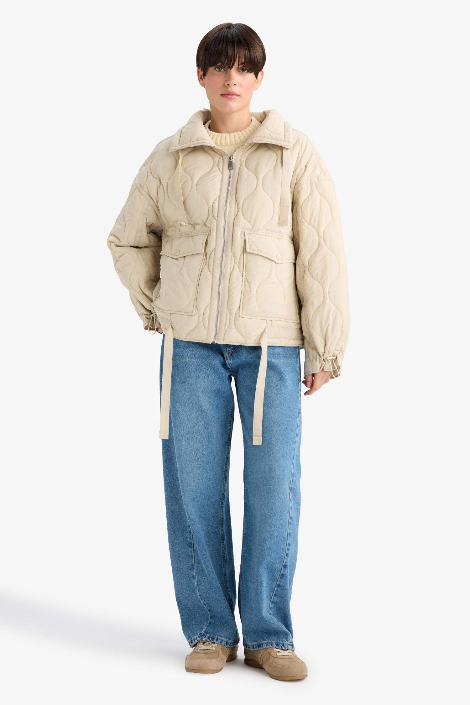 Su Geçirmez Relax Fit Mont