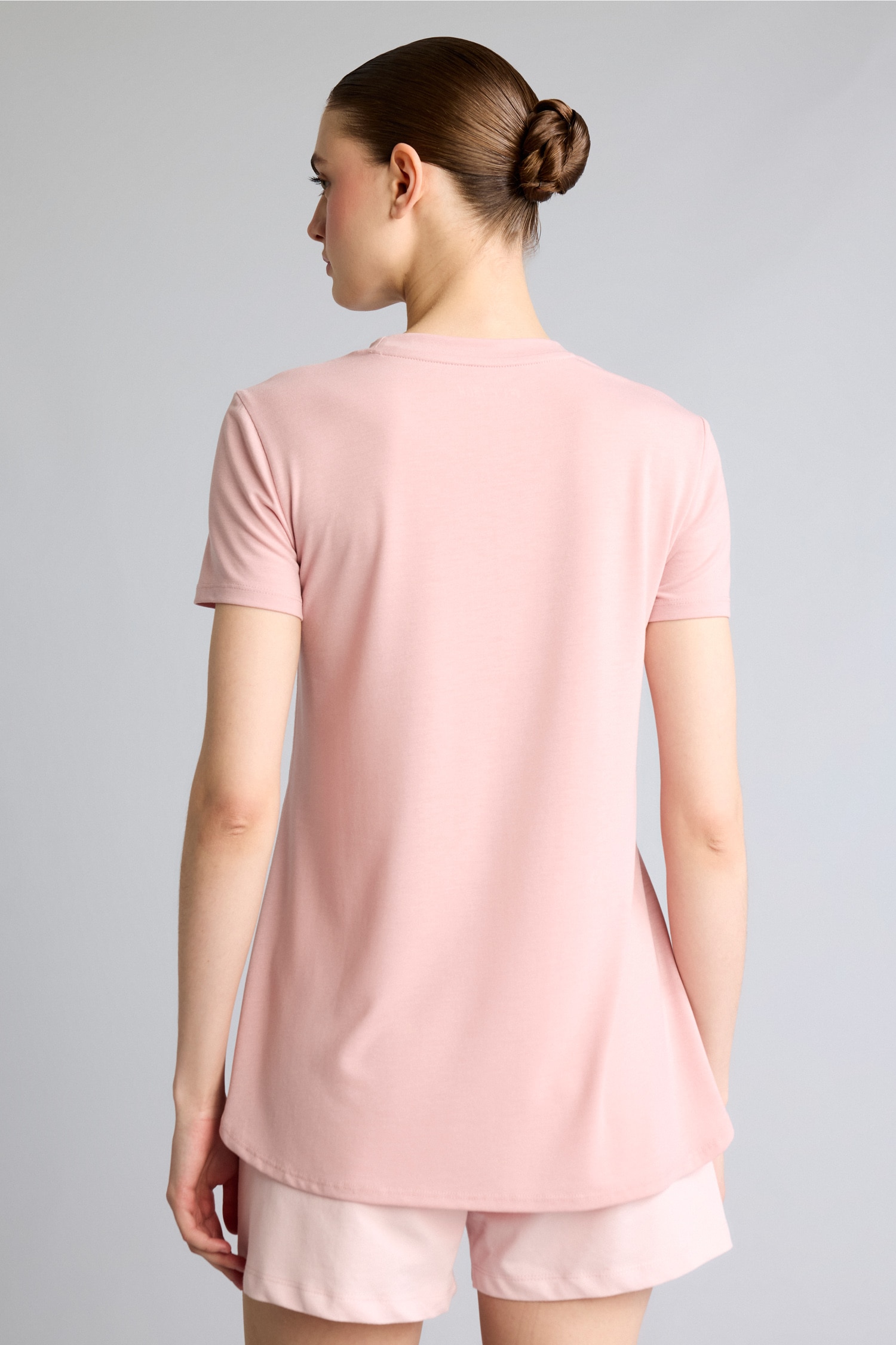 DeFacto Long Fit Yırtmaçlı Sporcu Tişört görsel 5