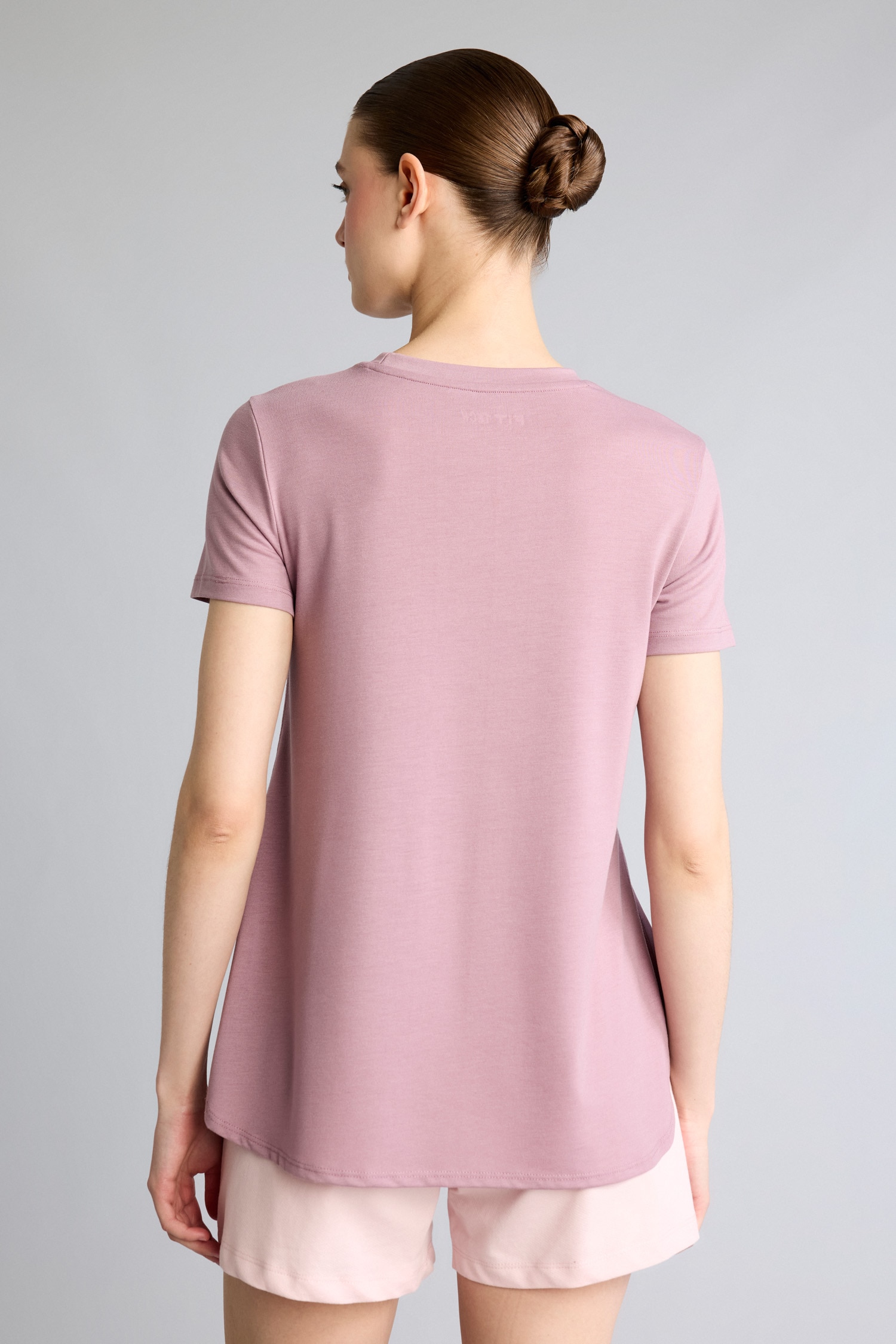 DeFacto Long Fit Yırtmaçlı Sporcu Tişört görsel 5
