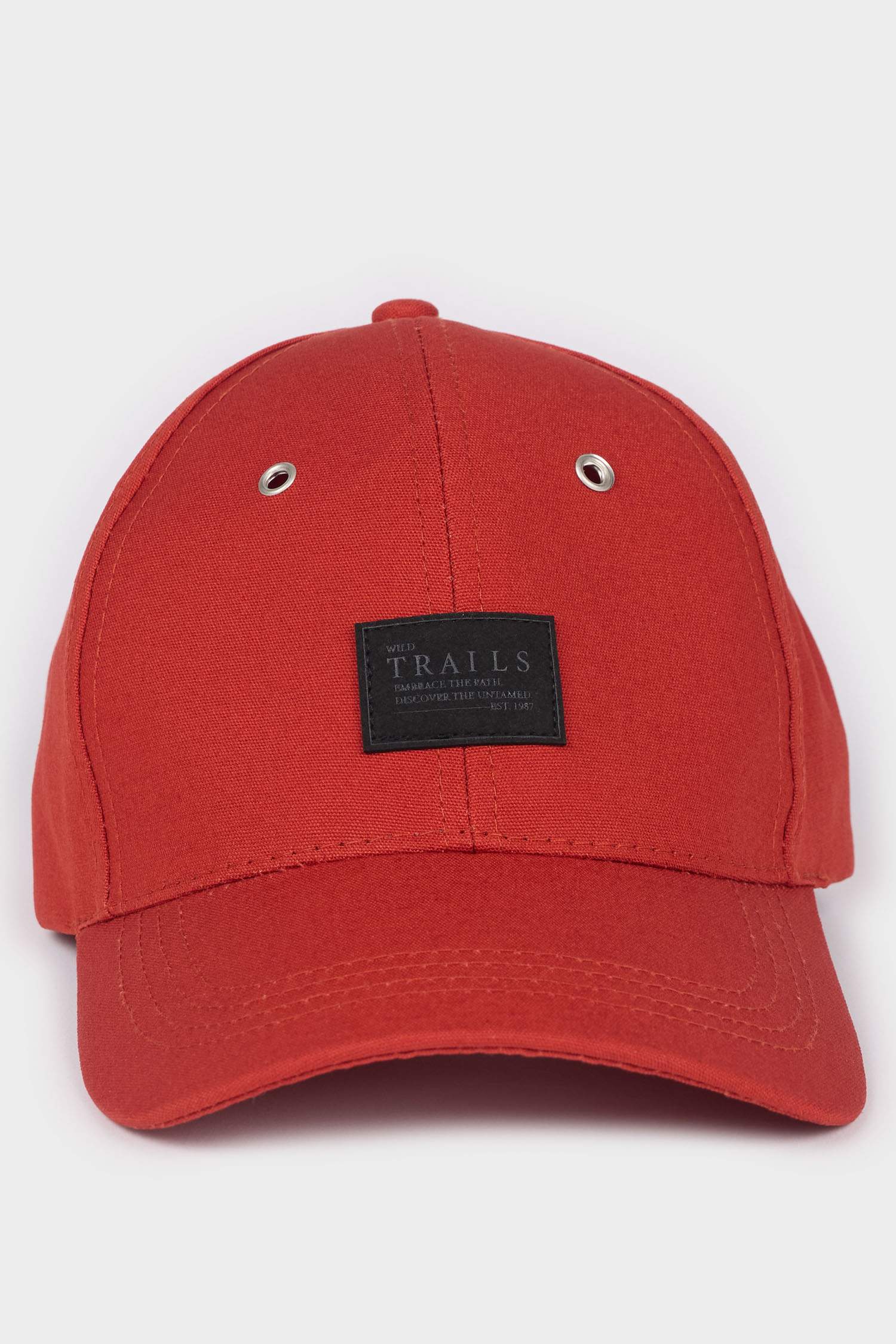 Мужская хлопковая кепка с принтом этикетки