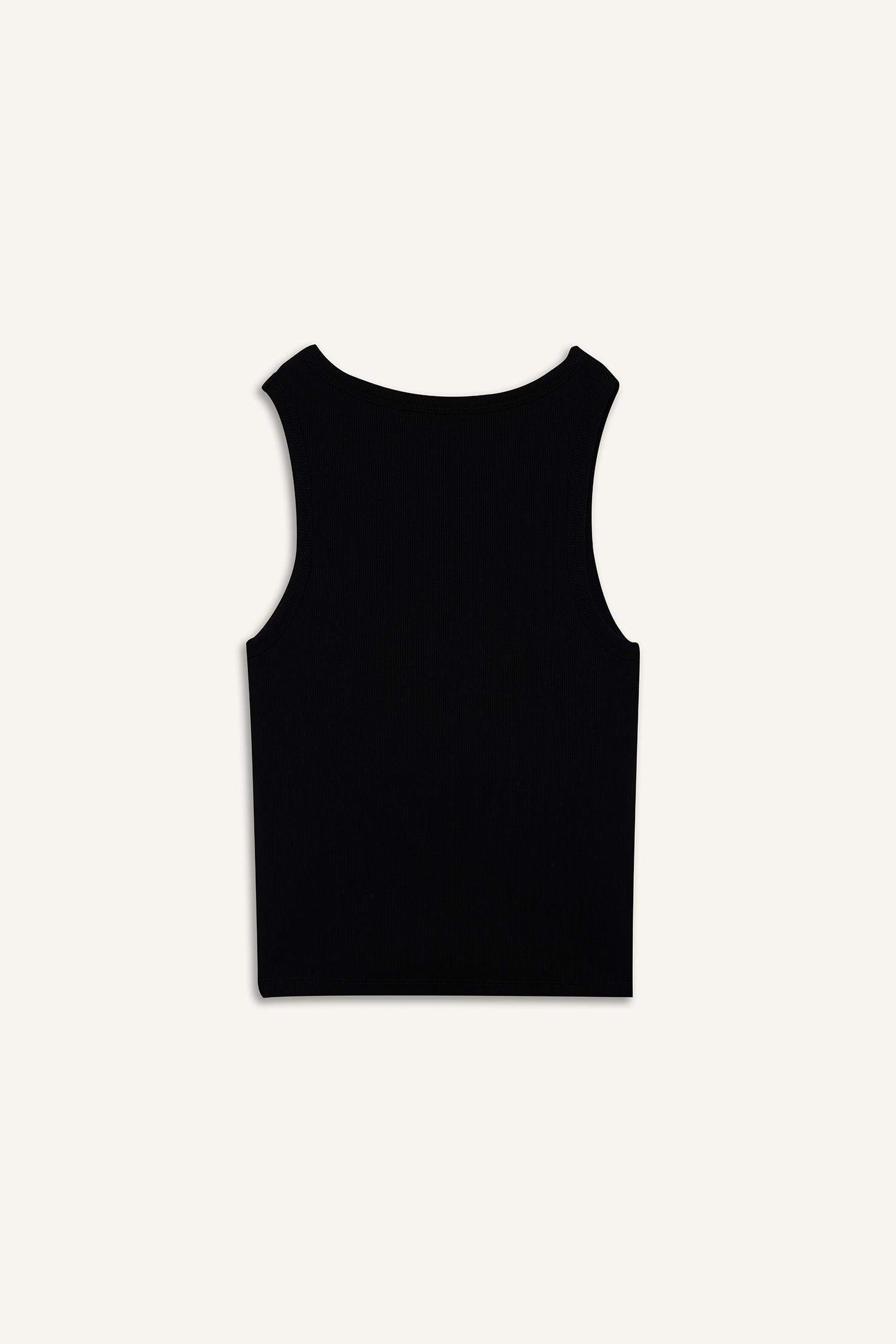 Slim Fit Basic Camisole Halter Collar Tank Top