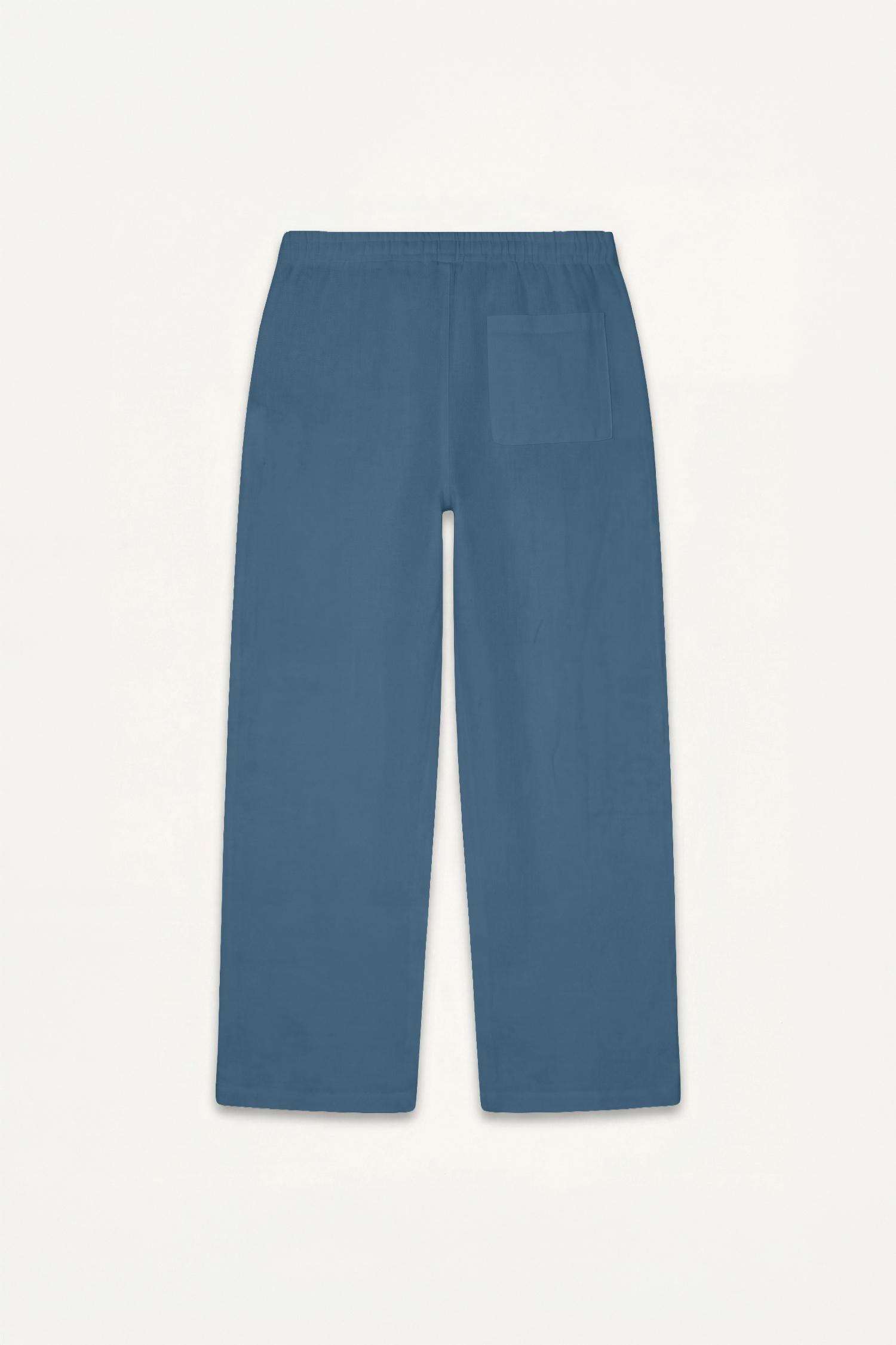 DeFacto %100 Keten Wıde Leg Pantolon görsel 8
