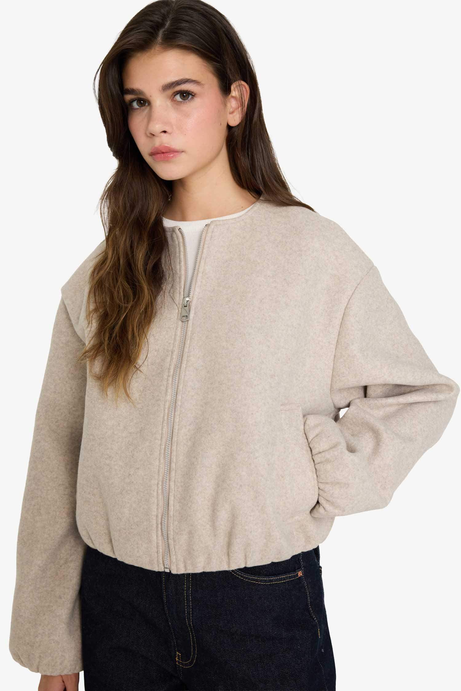 Manteau en laine Coupe régulière
