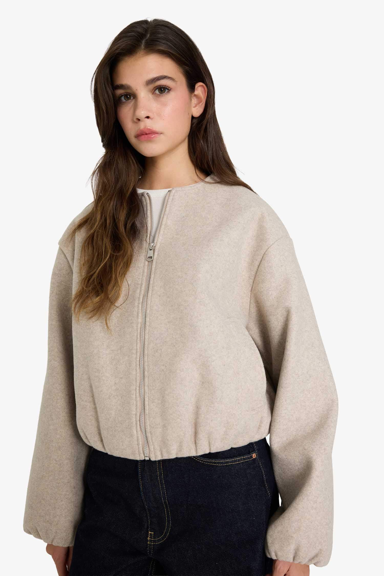 Manteau en laine Coupe régulière
