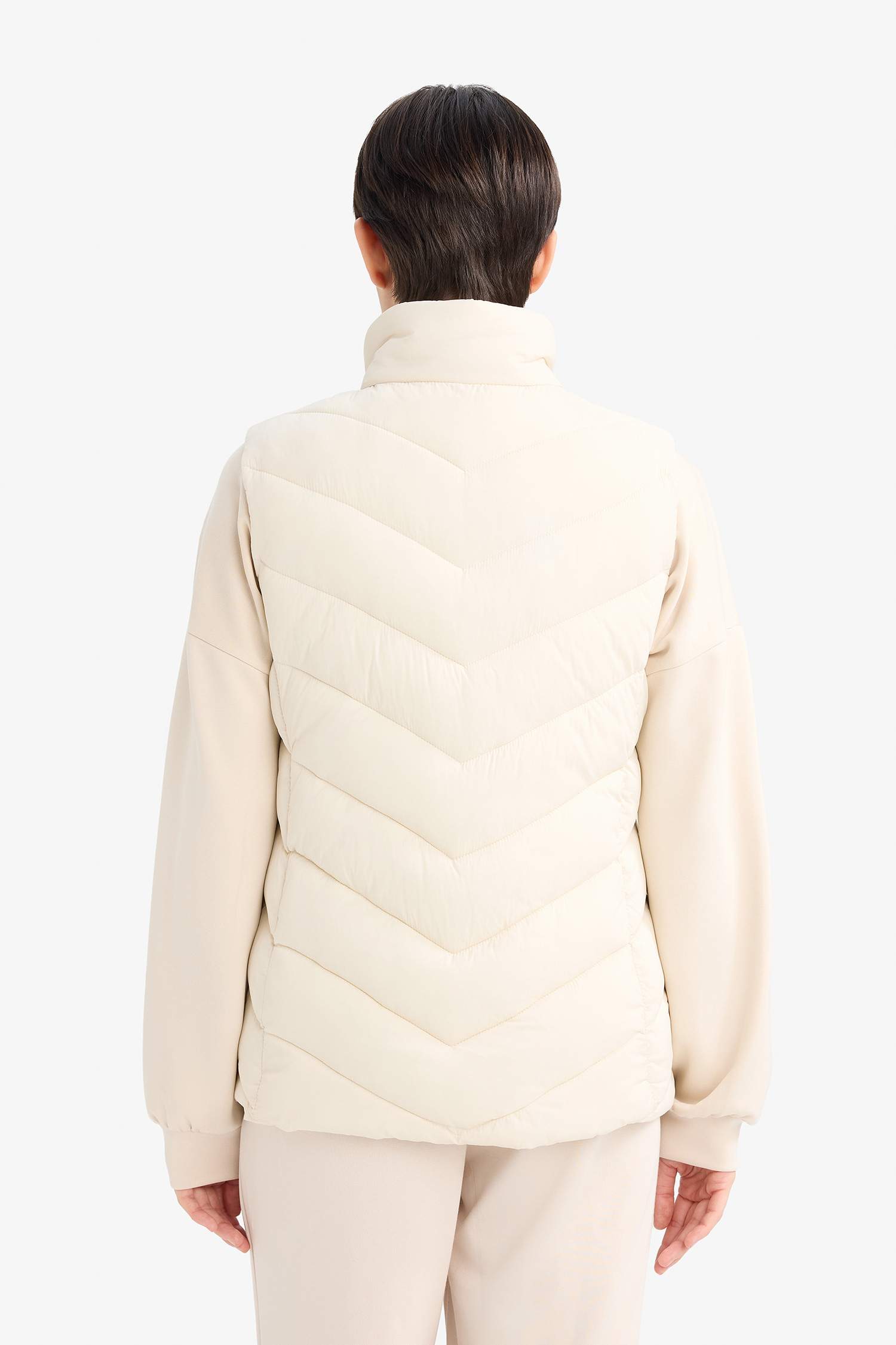 Su Geçirmez Regular Fıt Fermuarlı Yelek