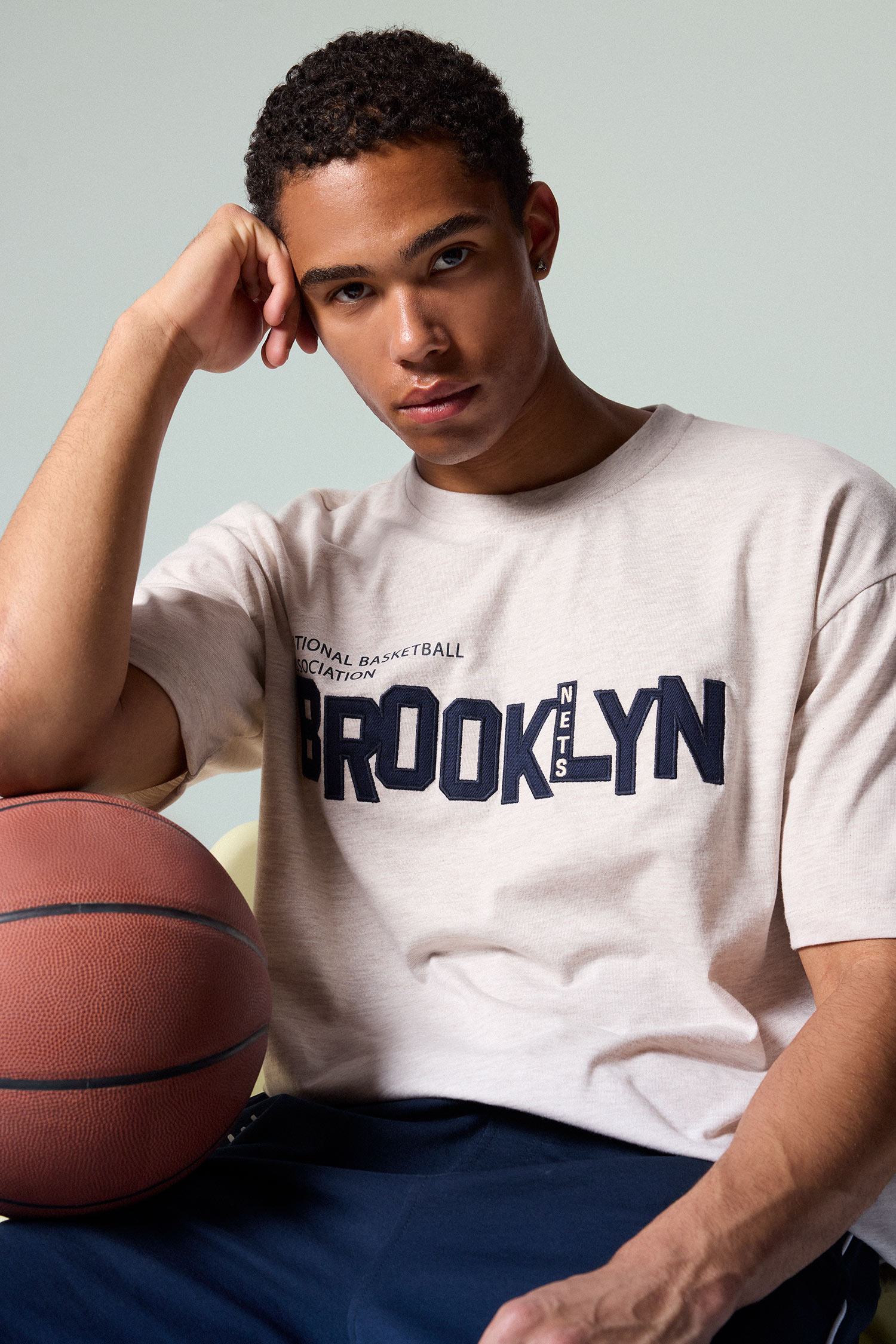 DeFacto Pamuklu NBA Brooklyn Nets Kısa Kollu Tişört