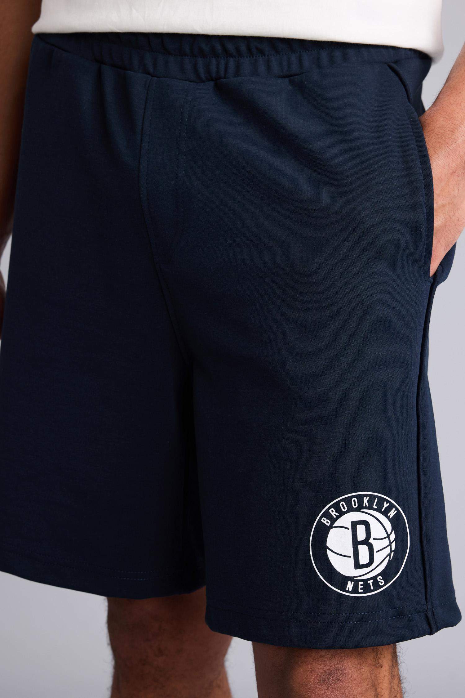 Lacivert Erkek NBA Brooklyn Nets Standart Fıt Şort 3440331 | DeFacto