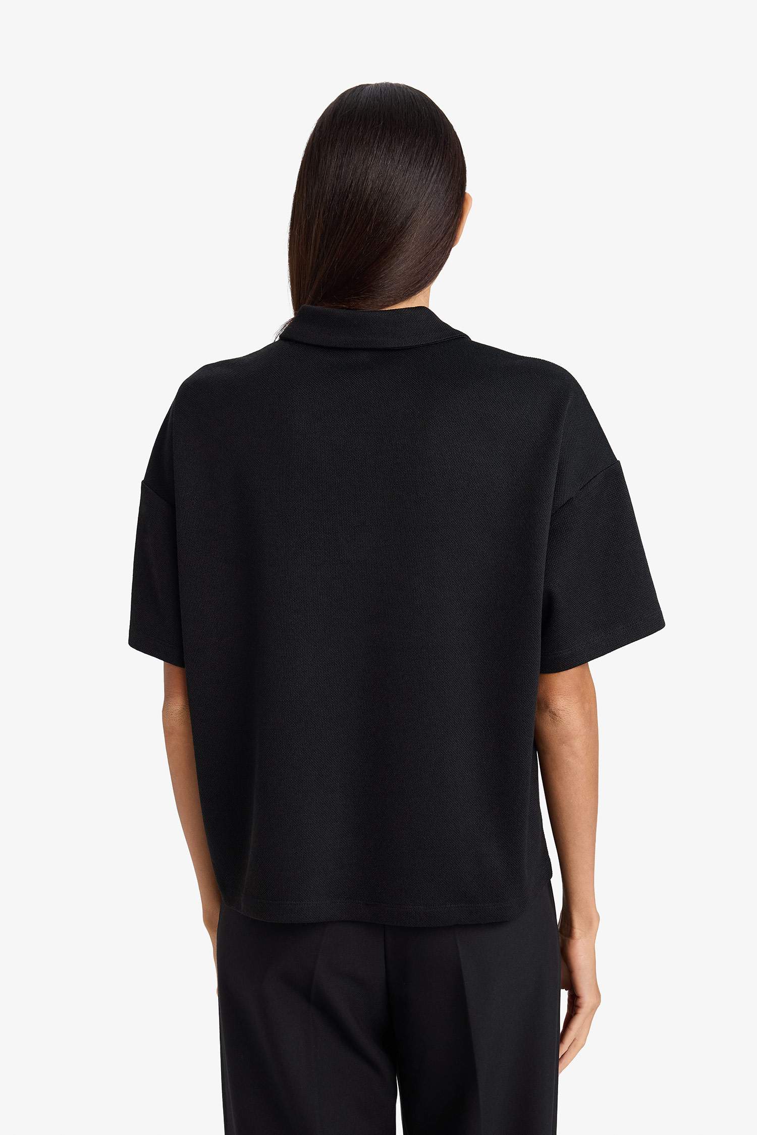 Футболка поло пике Relax Fit с коротким рукавом