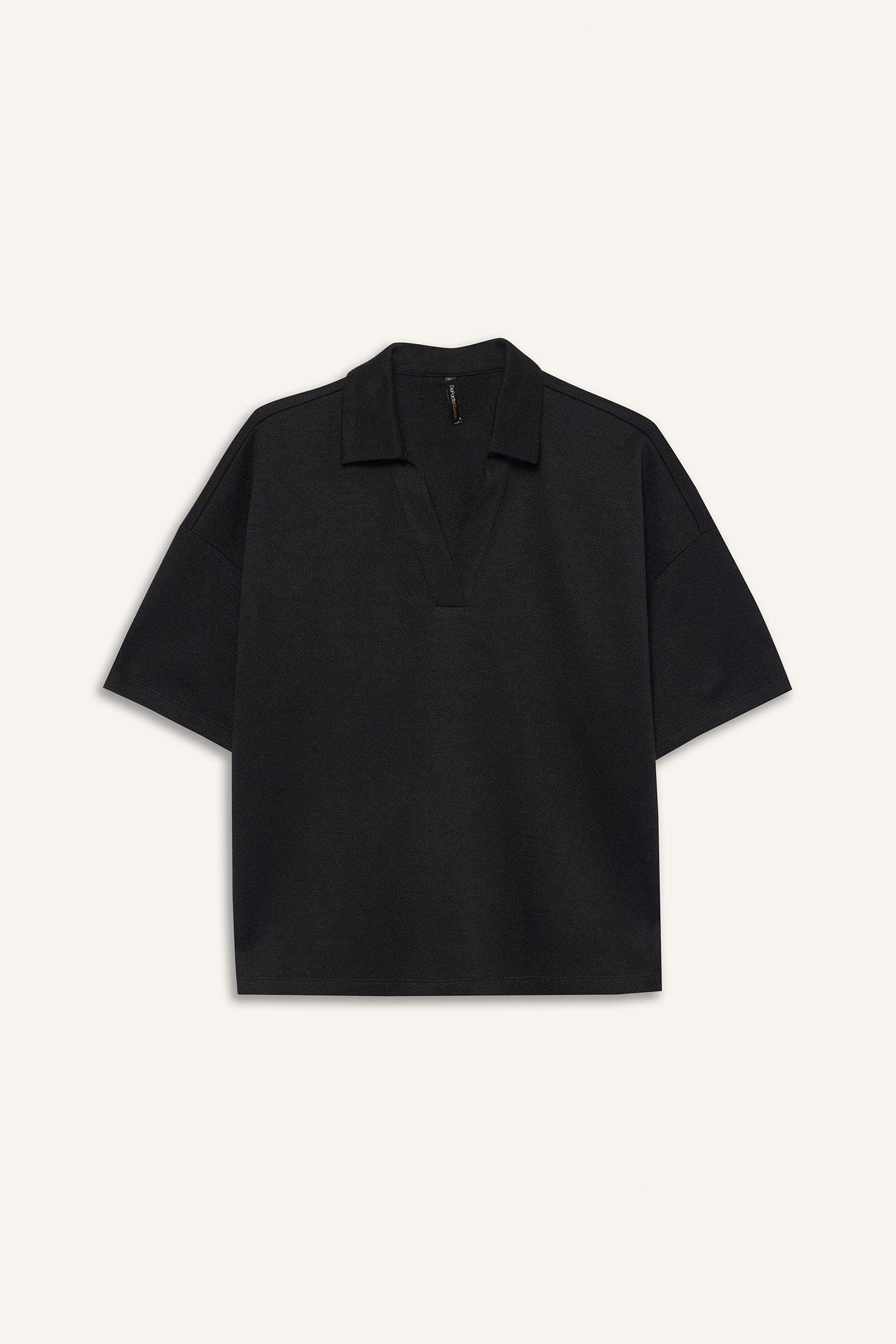 Футболка поло пике Relax Fit с коротким рукавом