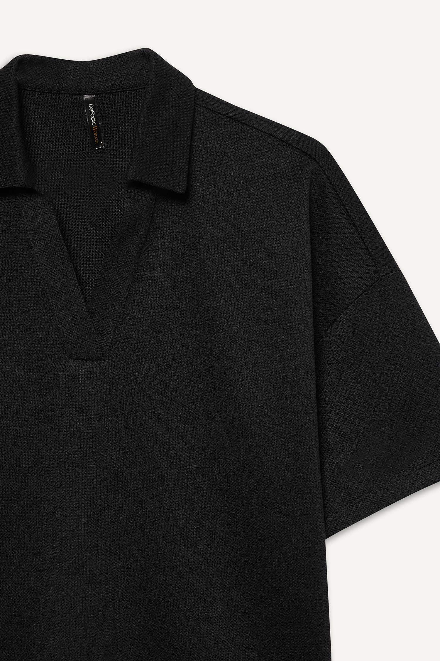 Футболка поло пике Relax Fit с коротким рукавом