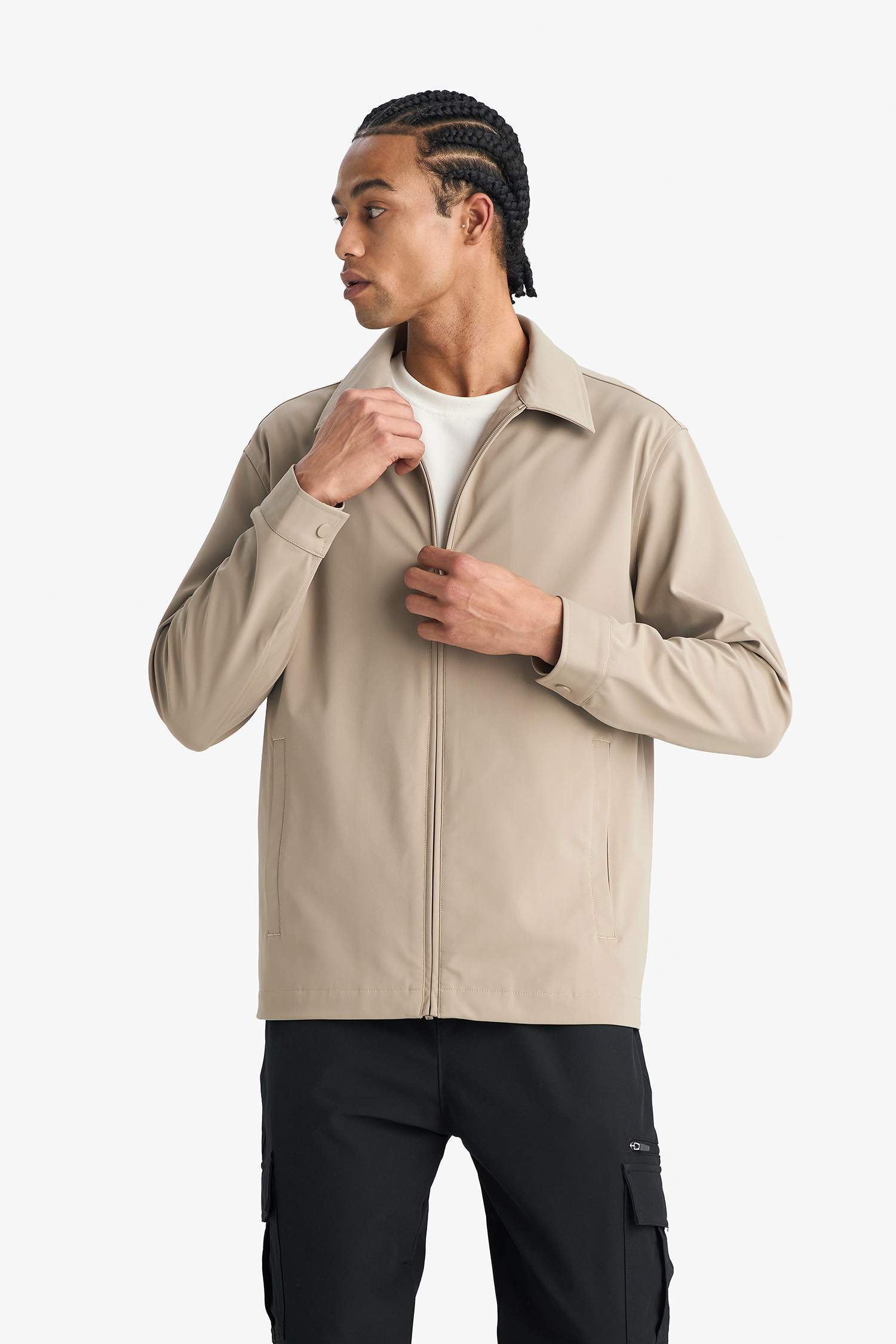 Slim Fit жел өткізбейтін куртка