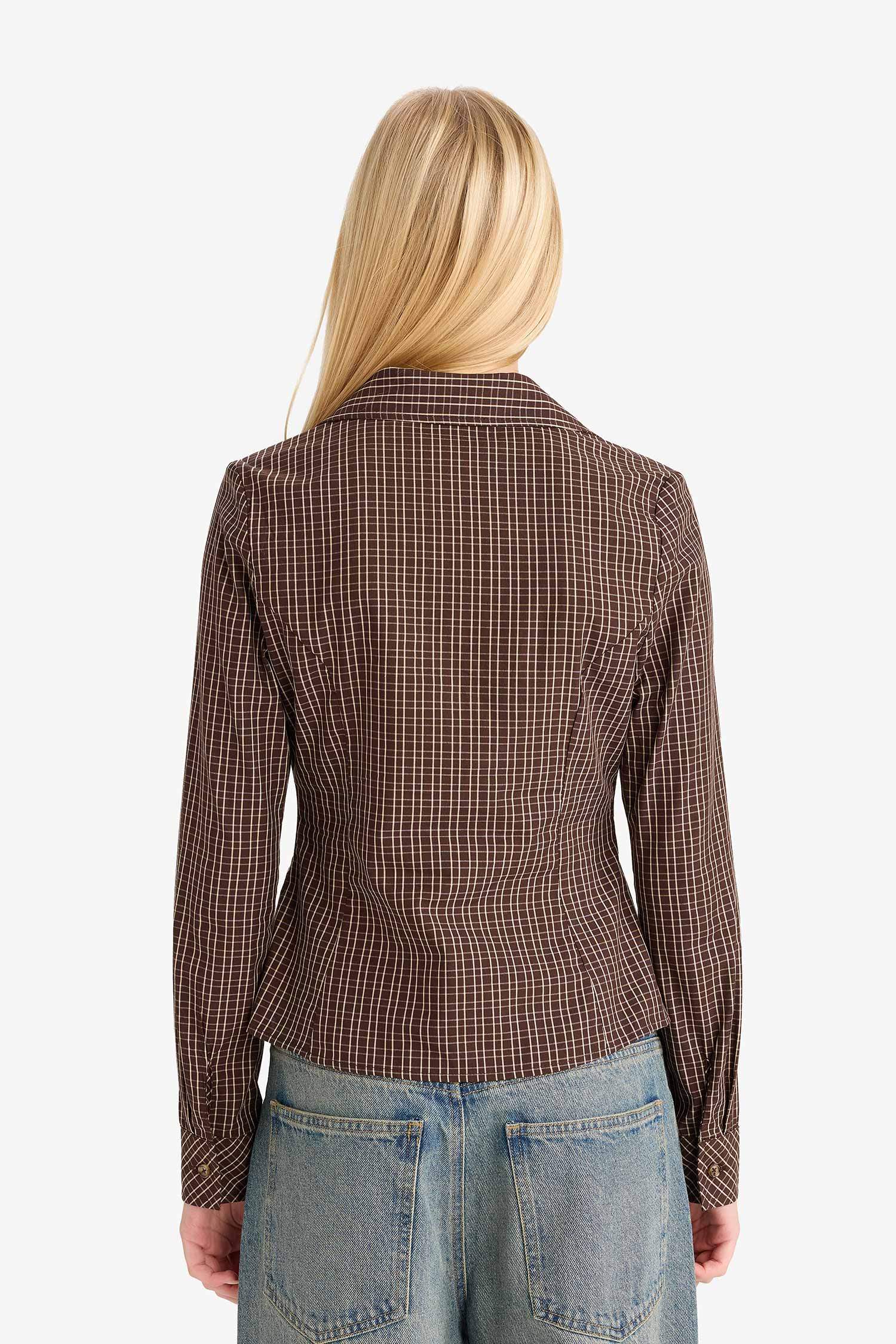 Coool Fitted Poplin Uzun Kollu Gömlek