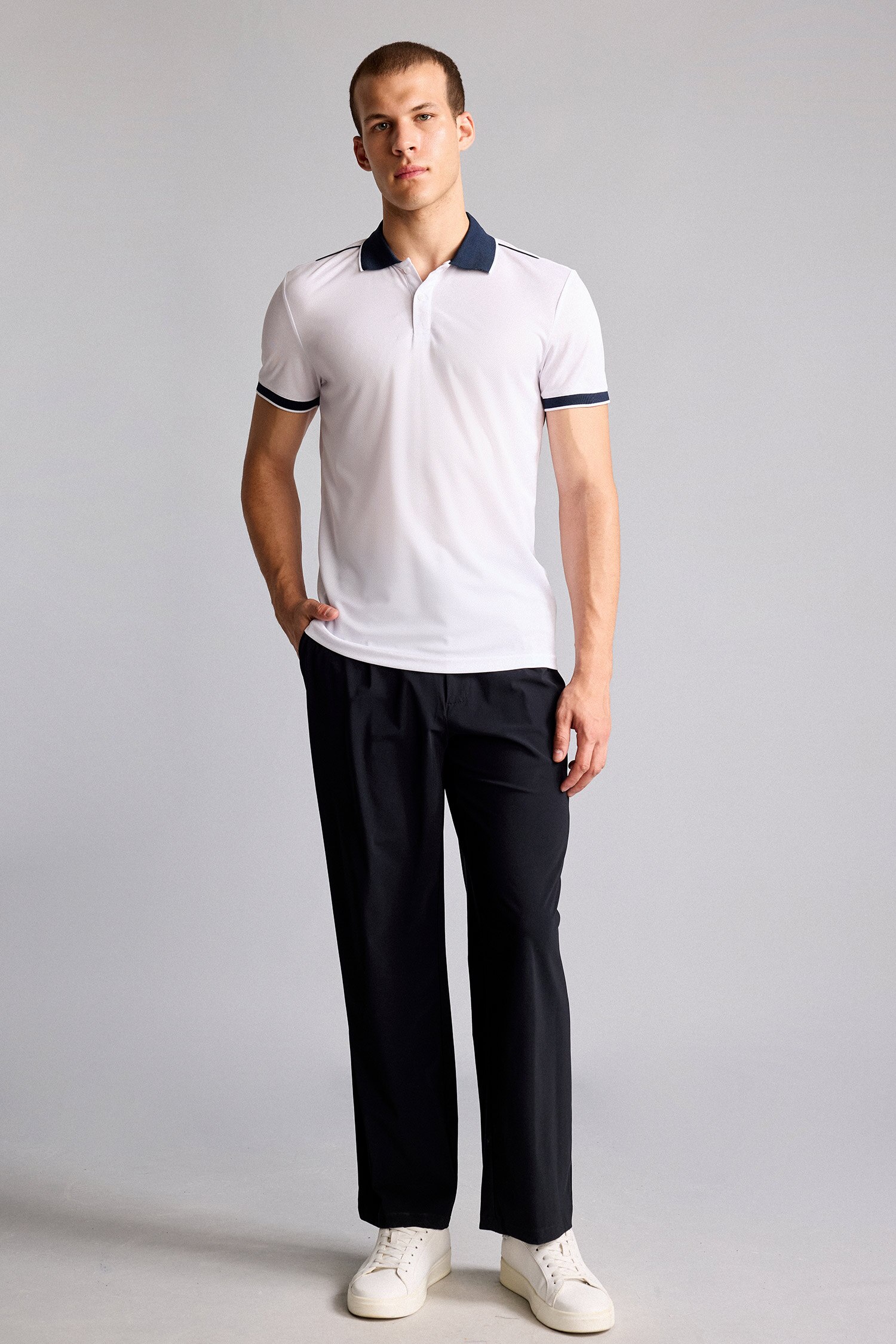 DeFacto Slim Fit Polo Tişört görsel 6