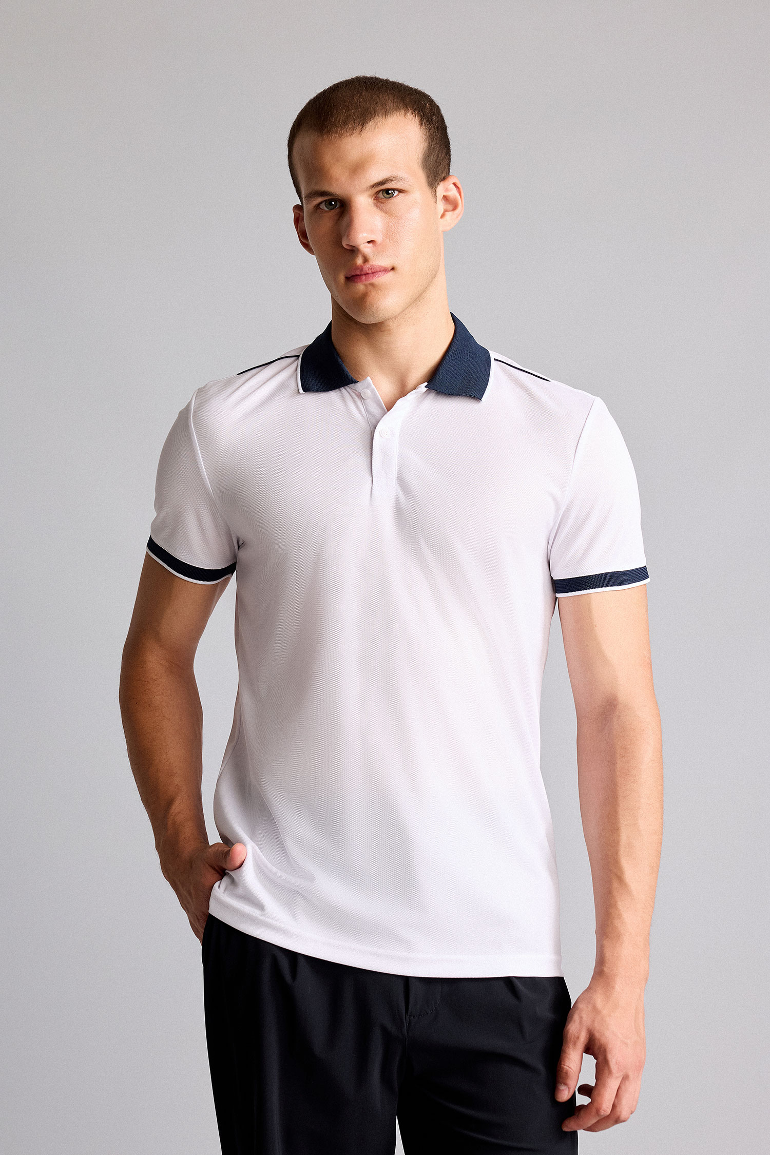 DeFacto Slim Fit Polo Tişört görsel 7